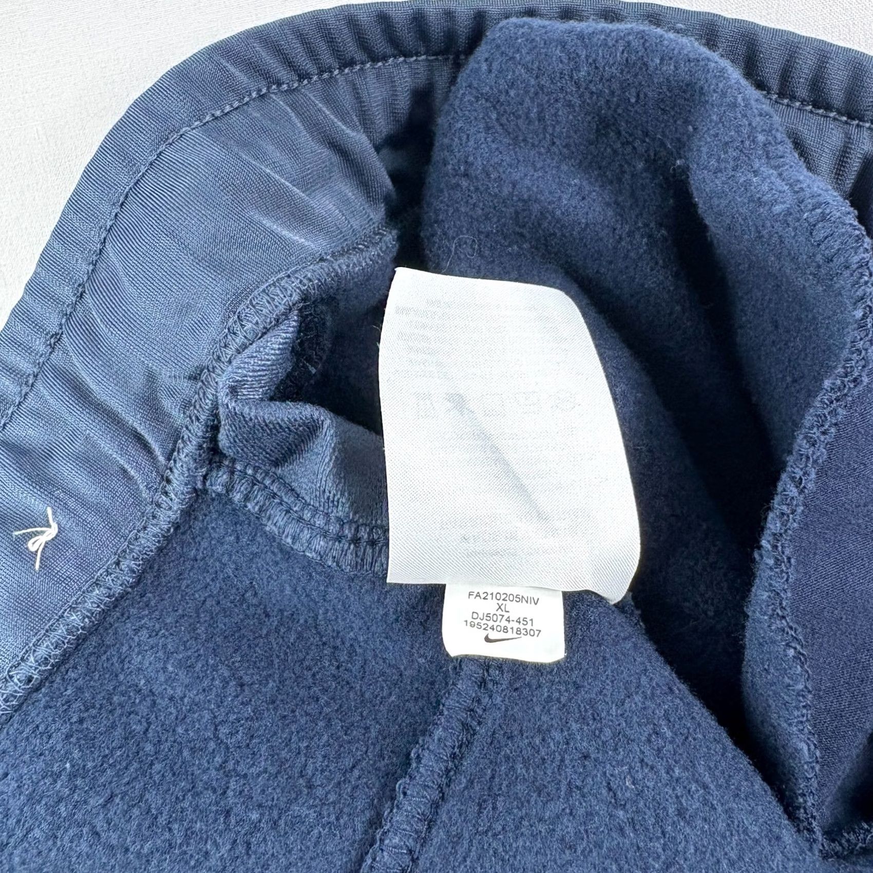 Nike Nike Club Fleece Jogger Sweatpants Mens 2XL Blue Tapered Lounge Stretch Size US 39 - 5 Thumbnail
