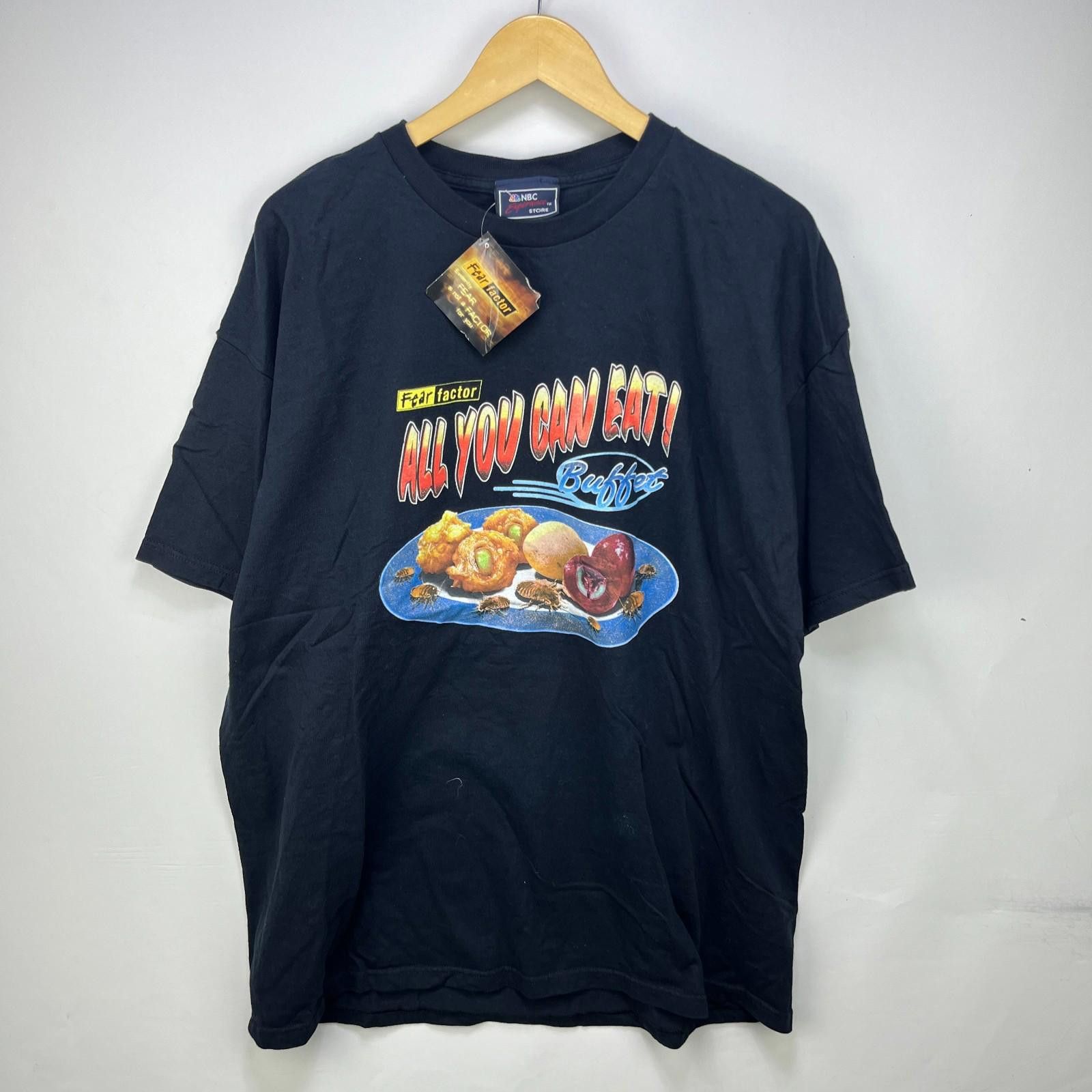 Vintage Vintage Fear Factor All You Can Eat Buffet Promo T-Shirt 2XL Size US XXL / EU 58 / 5 - 1 Thumbnail