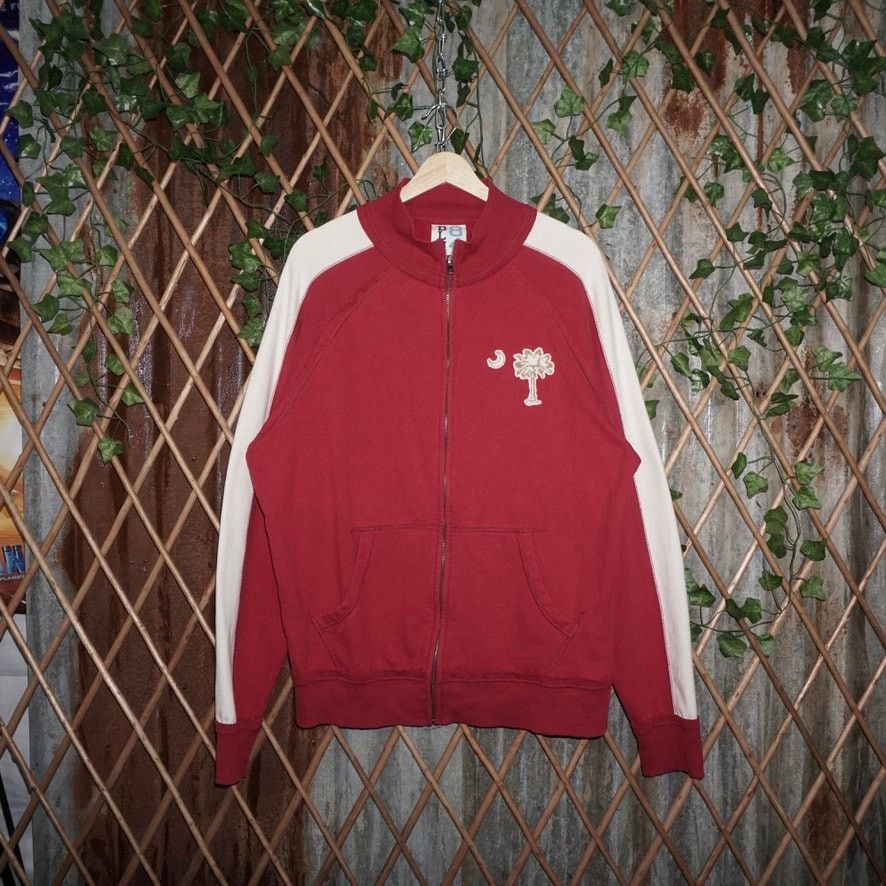 Vintage Large - Vintage Y2K blue 84 raw HEM 00s zip up track jacket Size US L / EU 52-54 / 3 - 2 Thumbnail