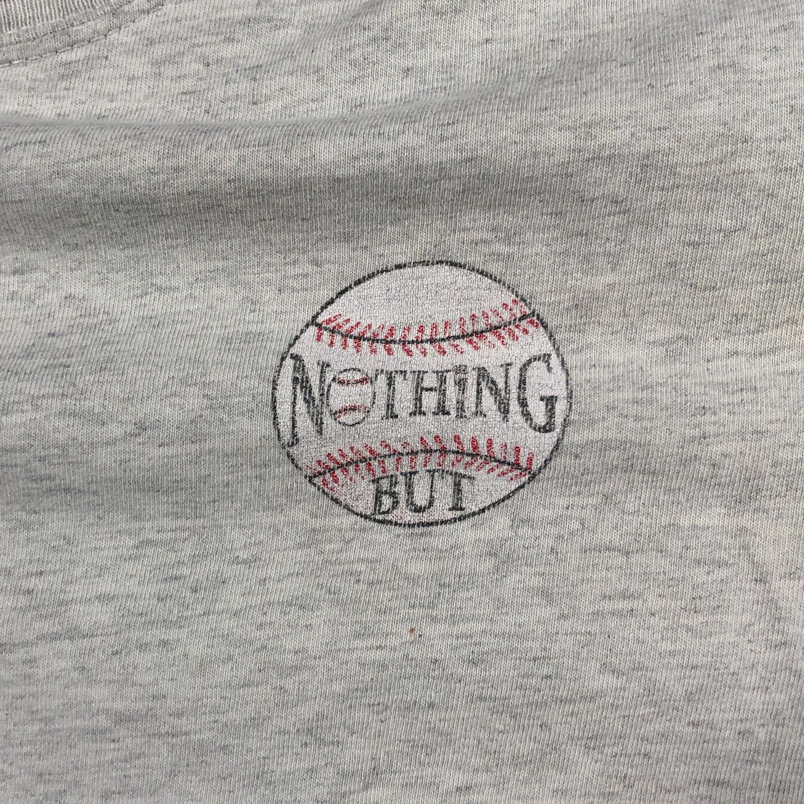 Vintage Vintage 90s Nothing But Baseball no Sub For Hard Work Tee Size US L / EU 52-54 / 3 - 6 Thumbnail