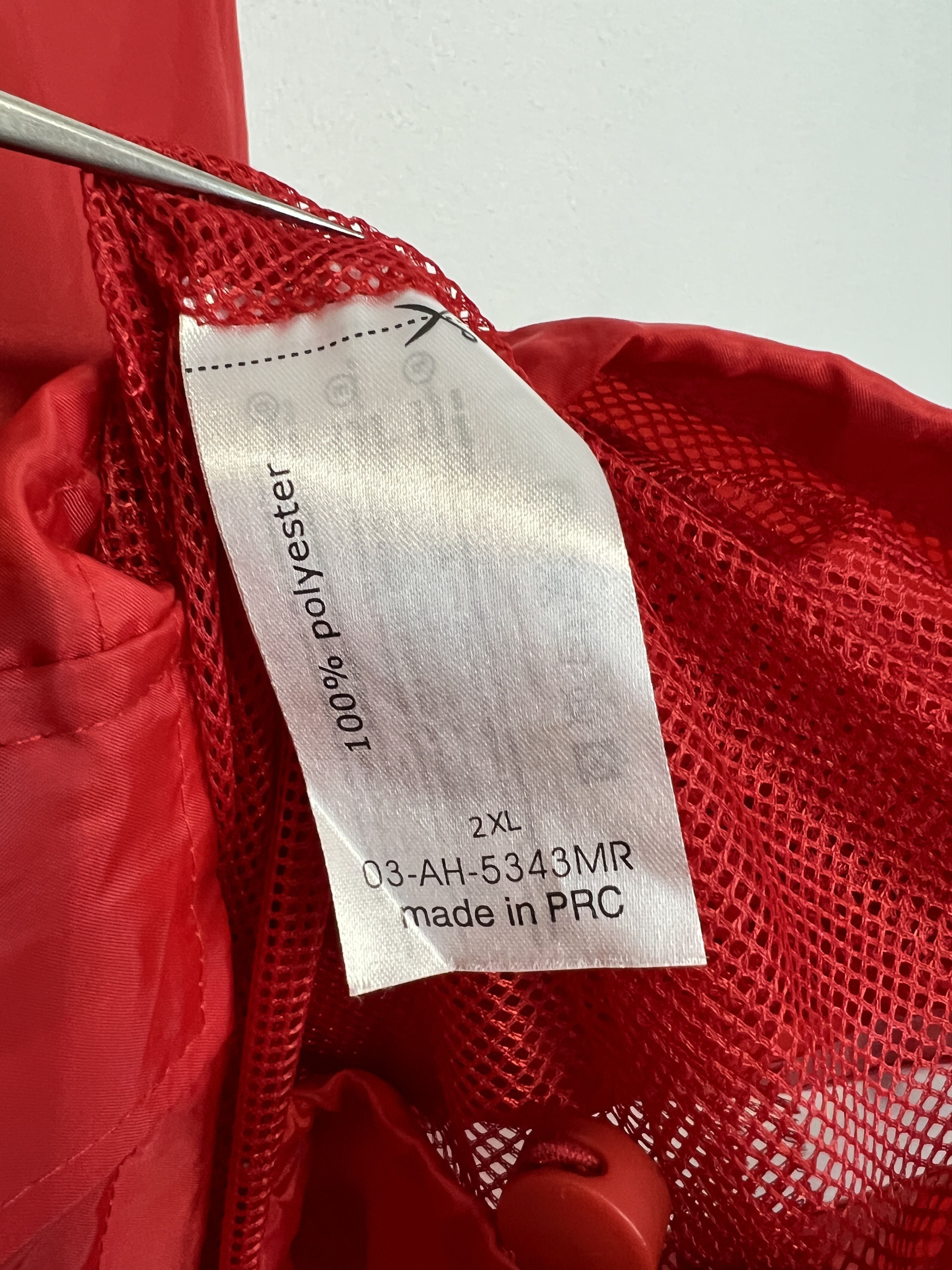 Vintage Red Star Belgrade Crvena Zvezda Football Jacket Windbreaker Size US XXL / EU 58 / 5 - 11 Thumbnail