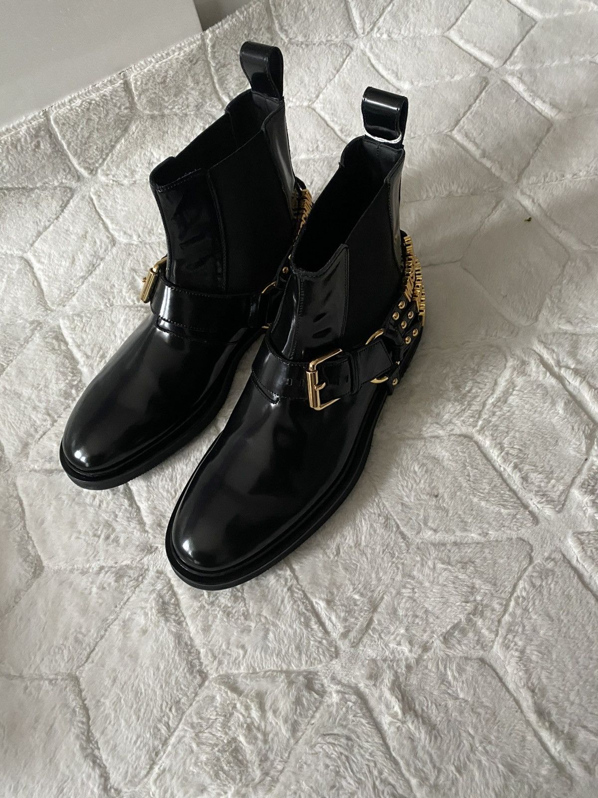Moschino Moschino Men’s Chelsea Boots Size US 11 / EU 44 - 10 Thumbnail
