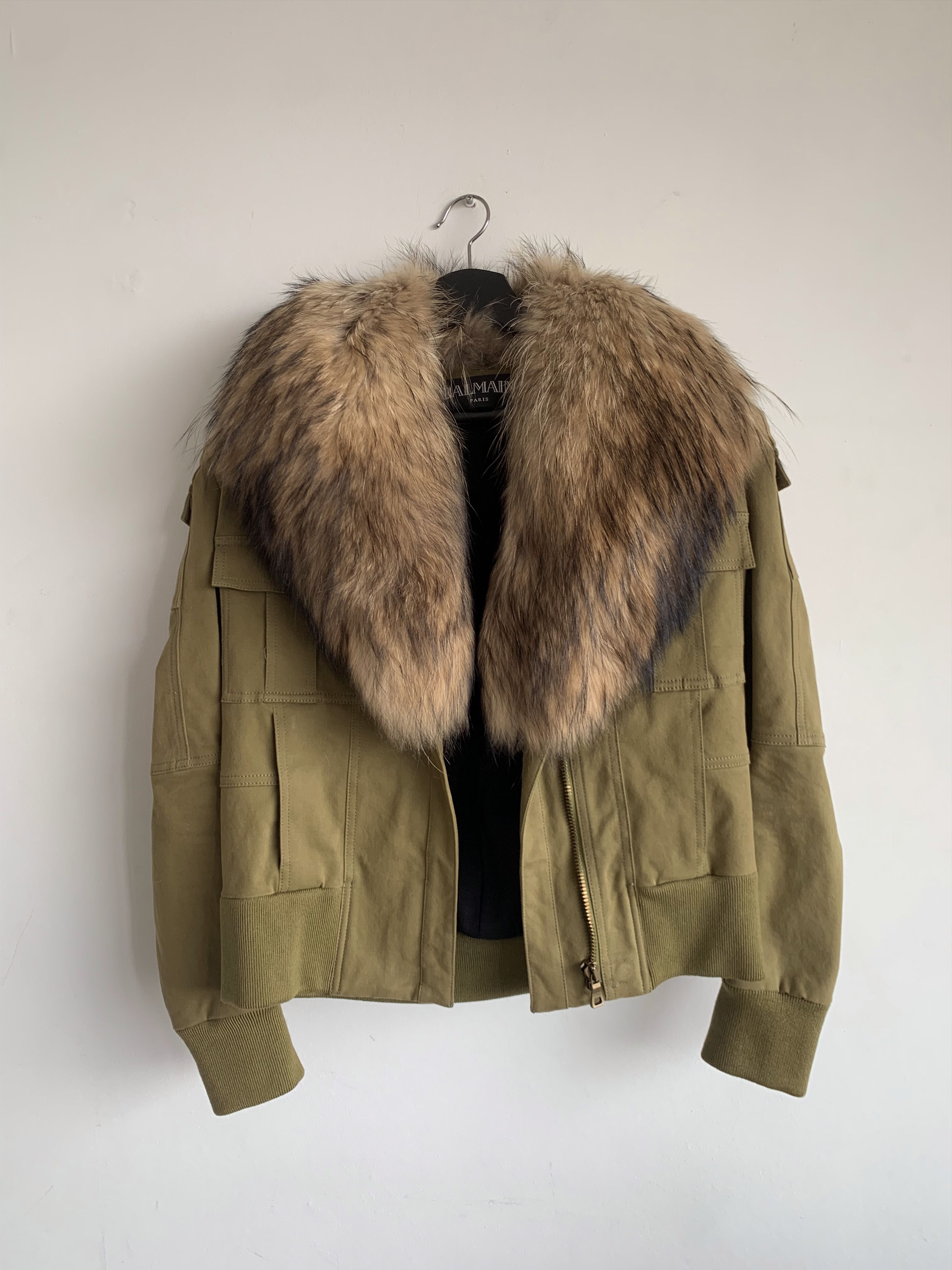 Balmain Balmain Homme FW11 Decarnin Era Raccoon Fur Blouson | Grailed