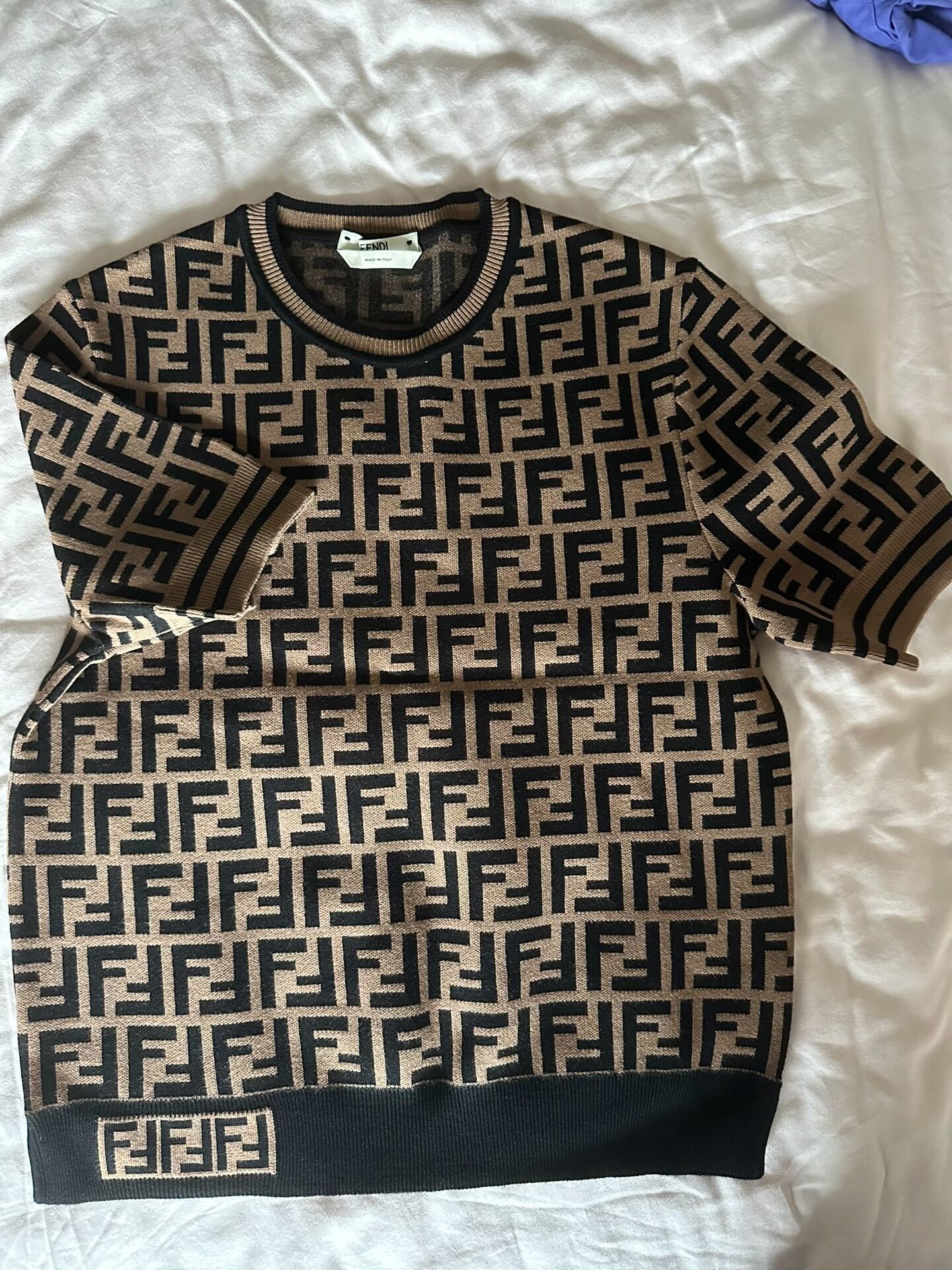Fendi fendi classic knitted top in brown Size US M / EU 48-50 / 2 - 1 Thumbnail