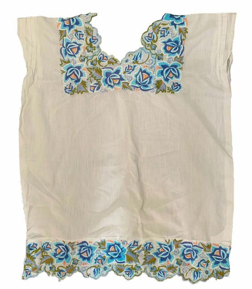 Designer Pre Owned White Hand Made Blouse Xl Size XL / US 12-14 / IT 48-50 - 2 Thumbnail