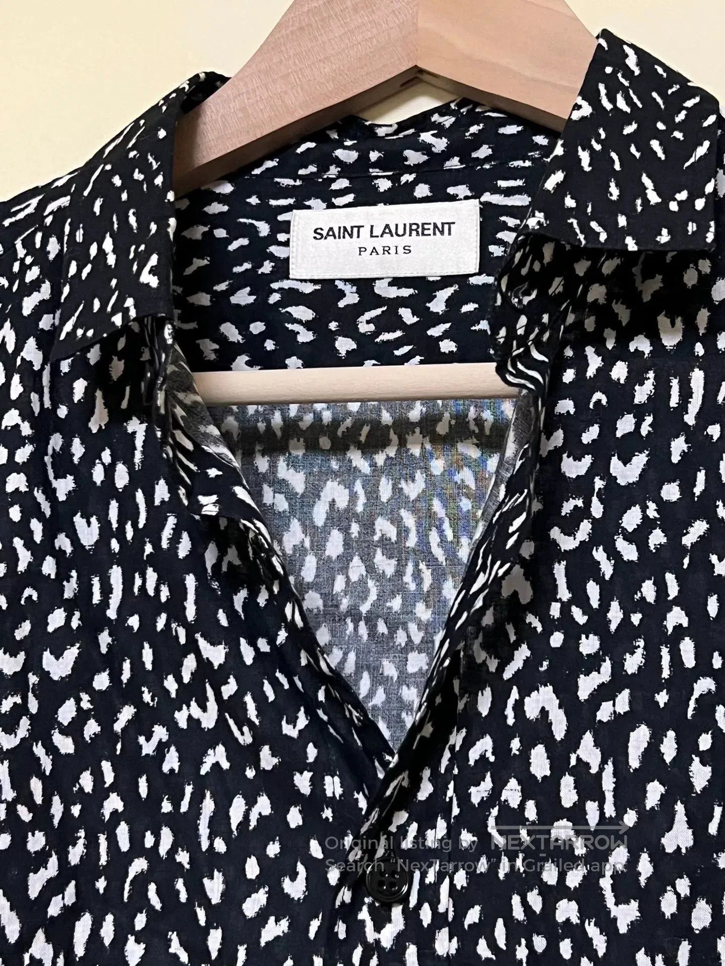 Saint Laurent Paris Saint Laurent YSL Jackson Wang Leopard Shirt. Size US M / EU 48-50 / 2 - 5 Thumbnail