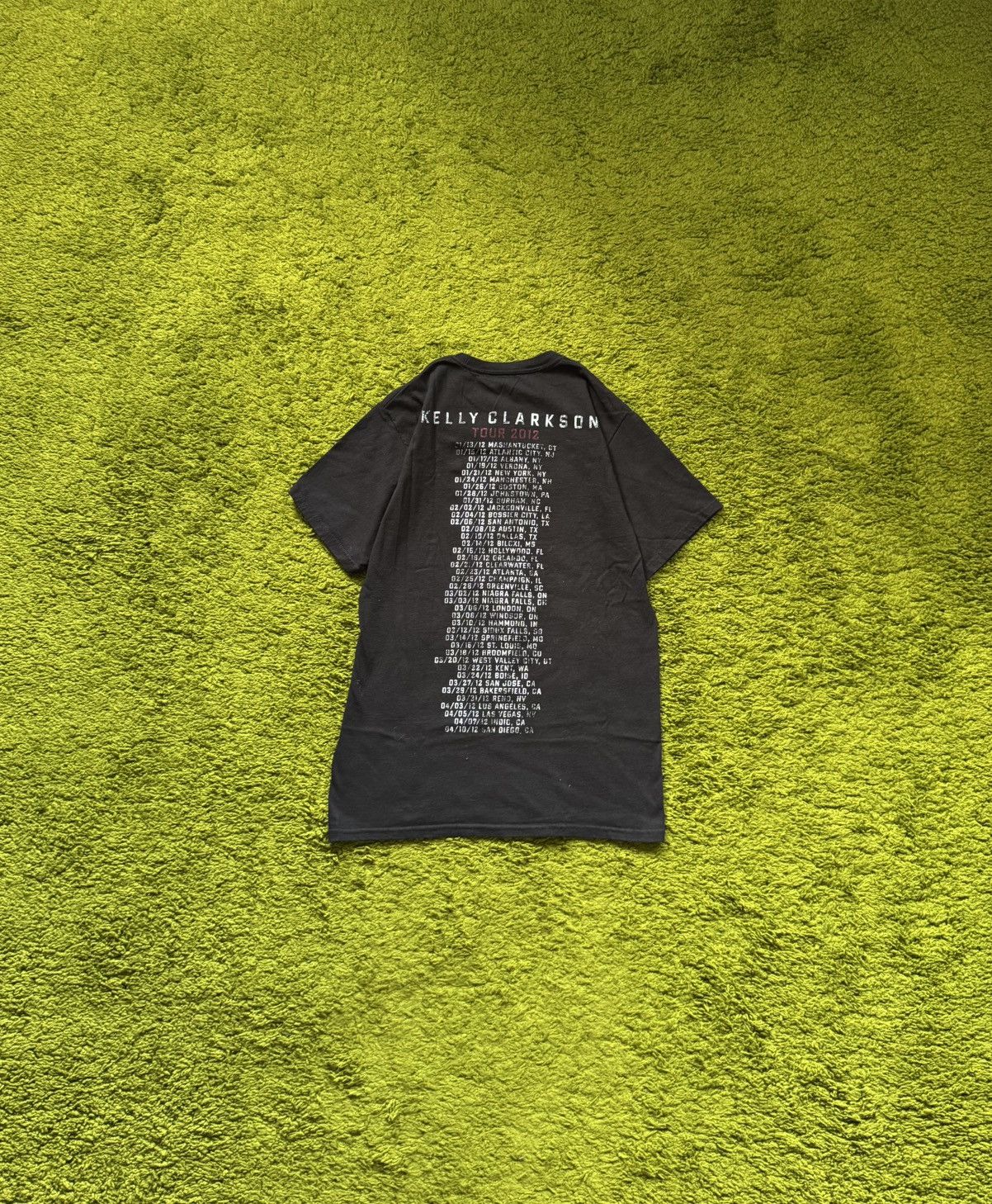Band Tees Kelly Clarkson 2012 vintage official tour t-shirt Size US S / EU 44-46 / 1 - 3 Thumbnail