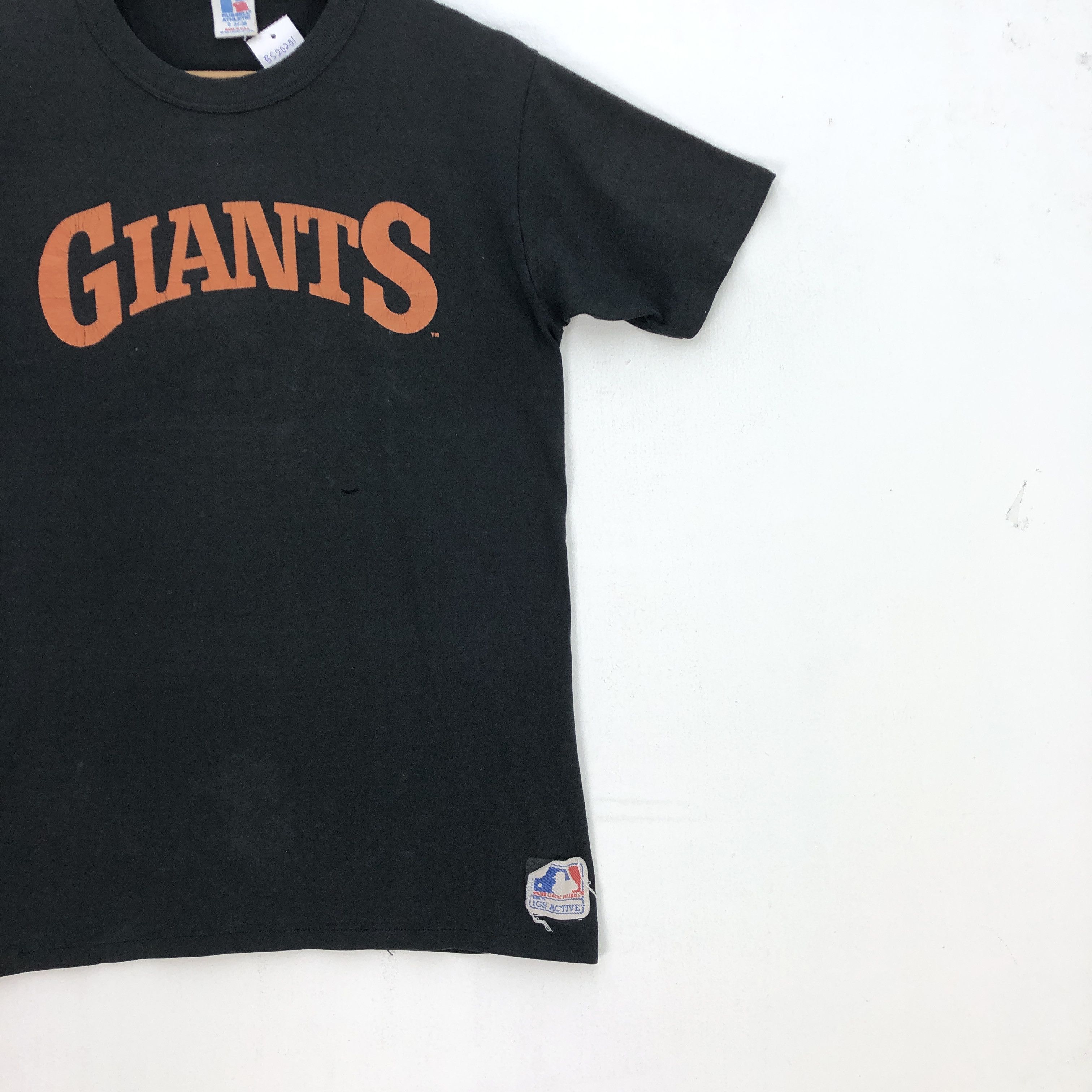 Giant Vintage 90s Giant T Shirt Sportswear MLB Russell Athl Tees Size US S / EU 44-46 / 1 - 6 Thumbnail