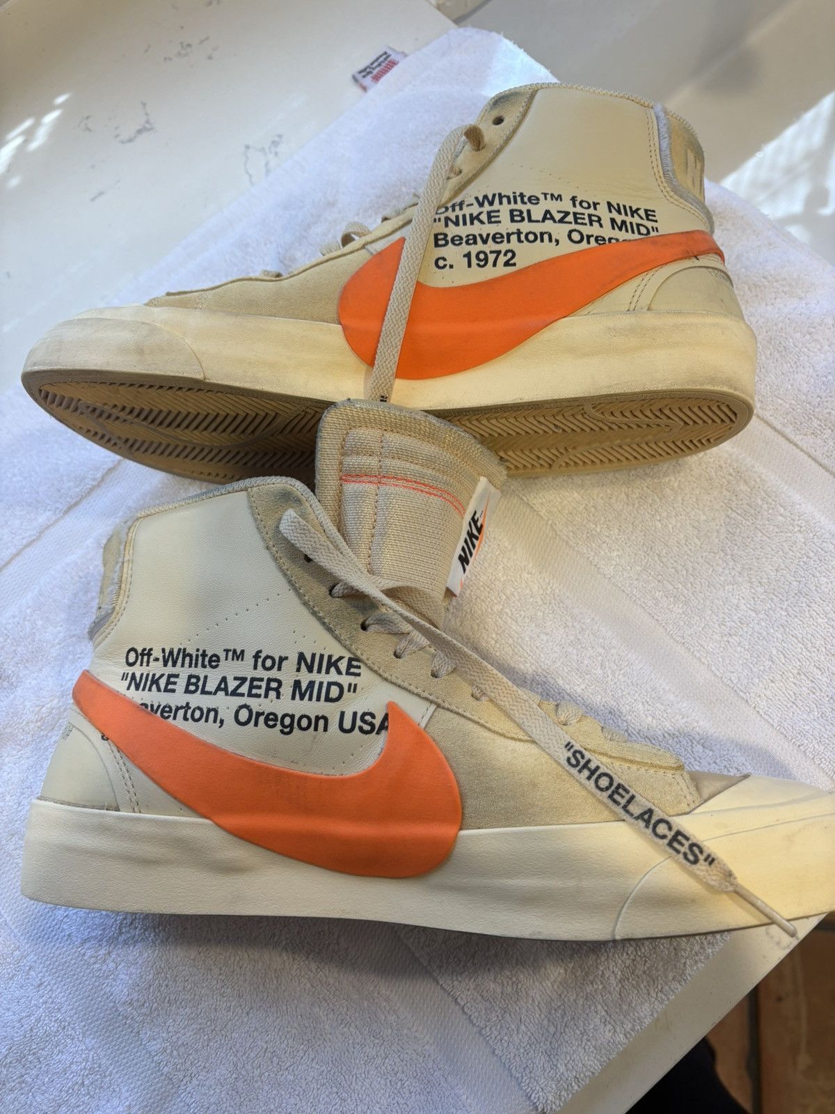 Nike × Off-White Mid Blazer Virgil Abloh Size US 10 / EU 43 - 13 Thumbnail