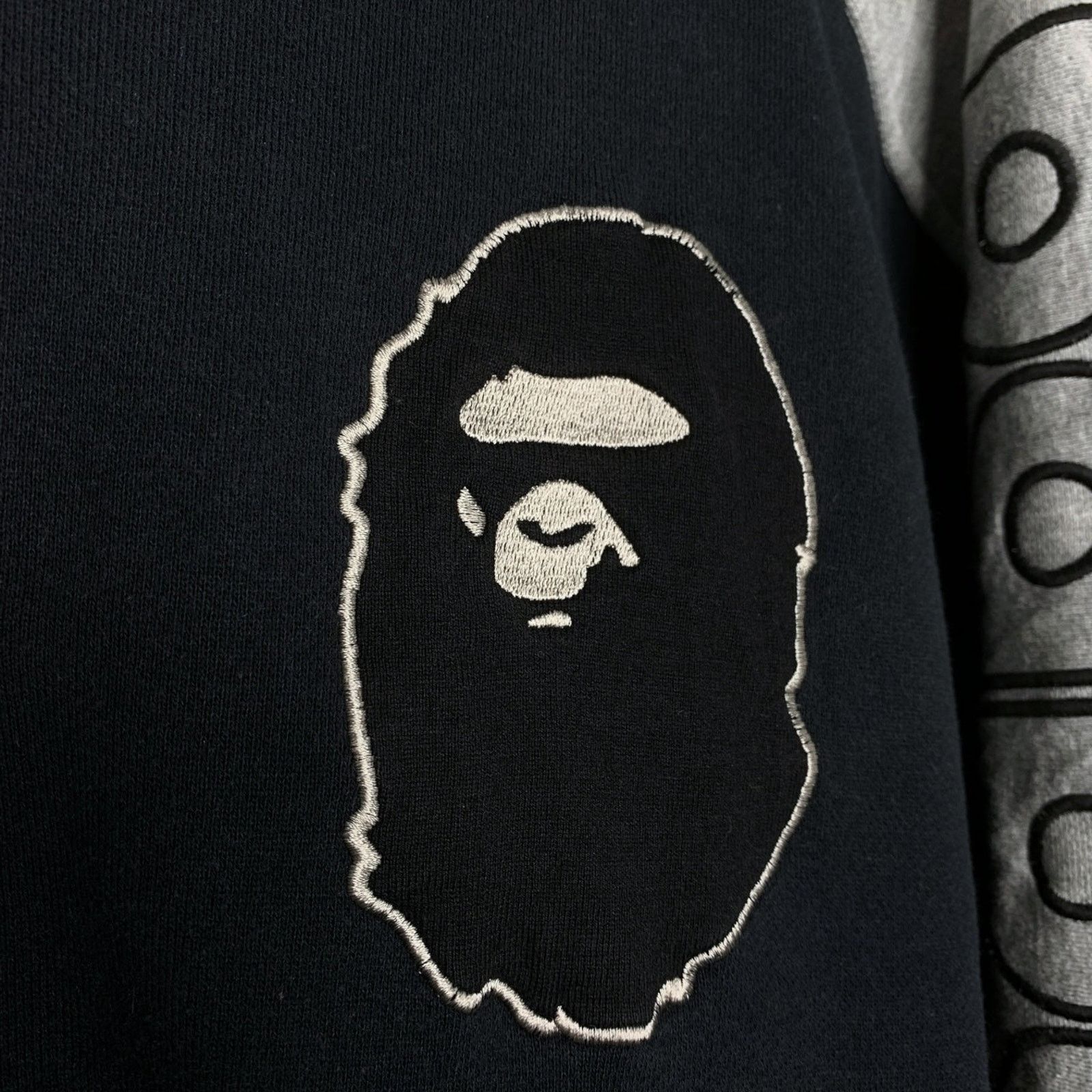 Bape OG Ape Head Stadium Jacket (Black/Gray) Size US L / EU 52-54 / 3 - 3 Thumbnail
