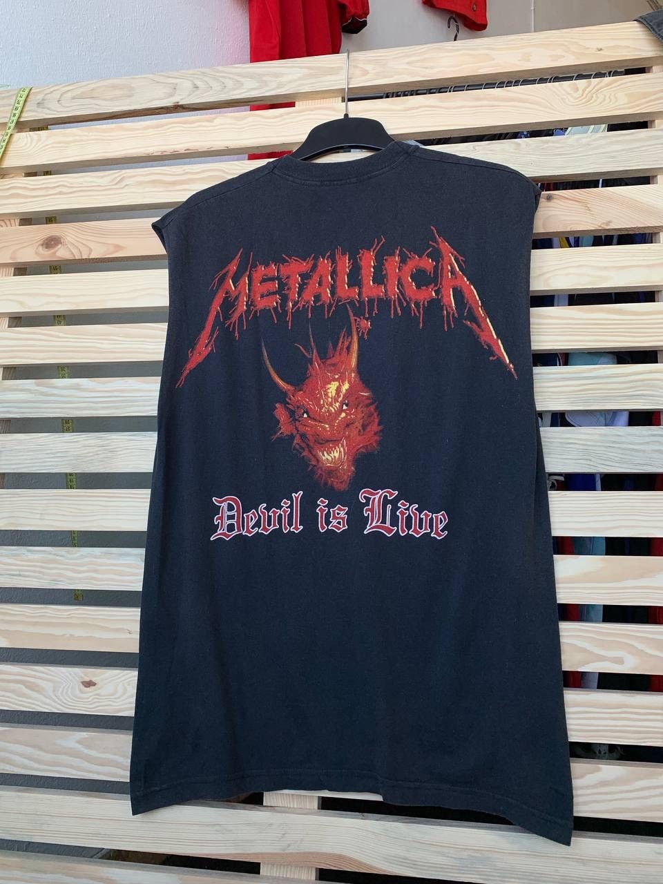 Band Tees × Metallica × Vintage VINTAGE UNRELEASED METALLICA DEVIL IN LIVE TEE SHIRT Size US M / EU 48-50 / 2 - 7 Thumbnail