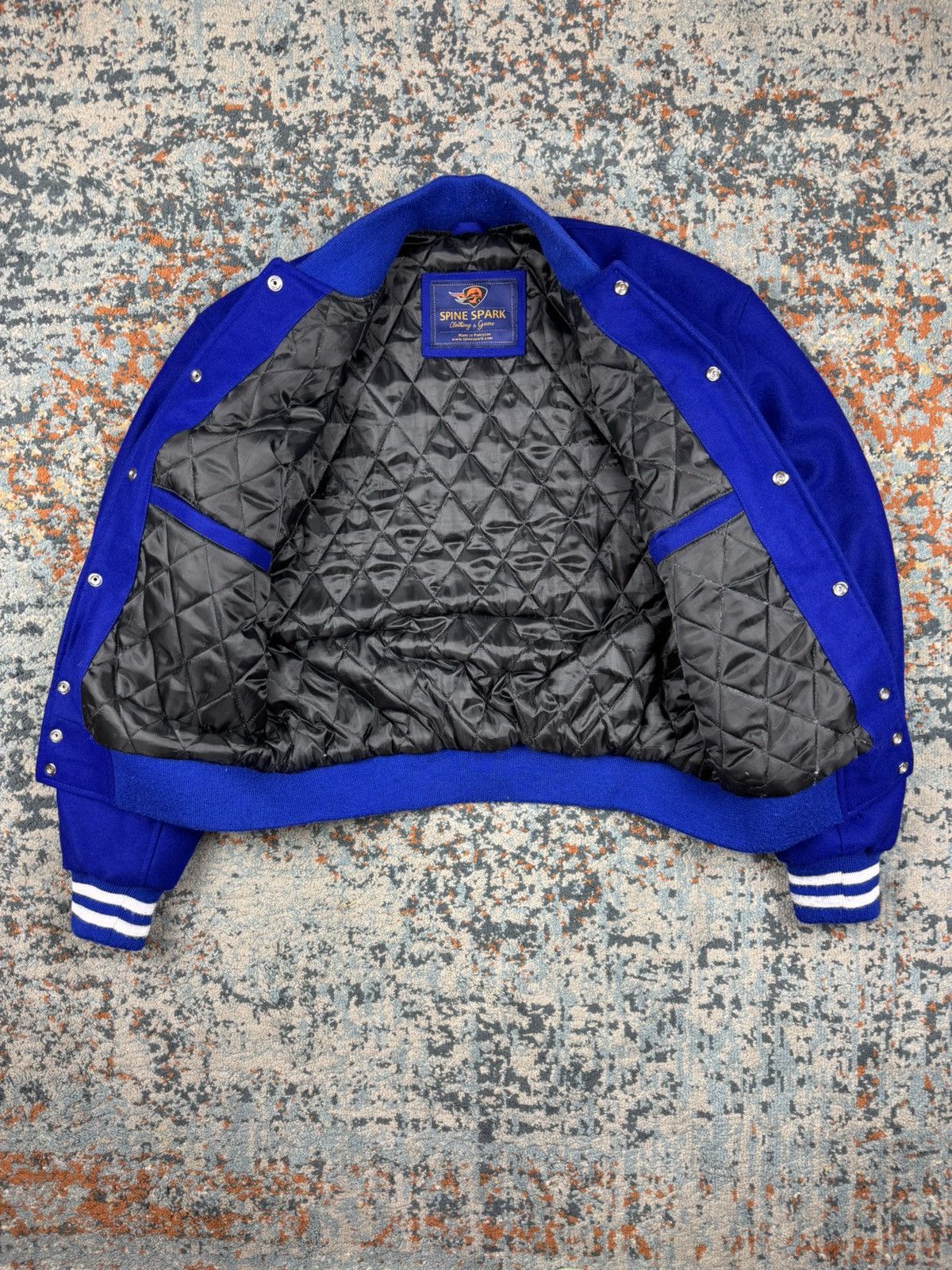 Vintage Vintage 90s Ultramarine wool Varsity Jacket Size US M / EU 48-50 / 2 - 3 Thumbnail