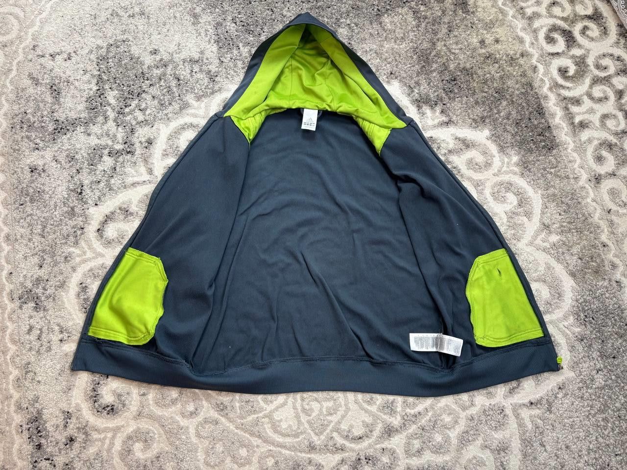 Adidas Adidas 2012 Vintage Neon Stripe Full Zip Hoodie Size US M / EU 48-50 / 2 - 5 Thumbnail