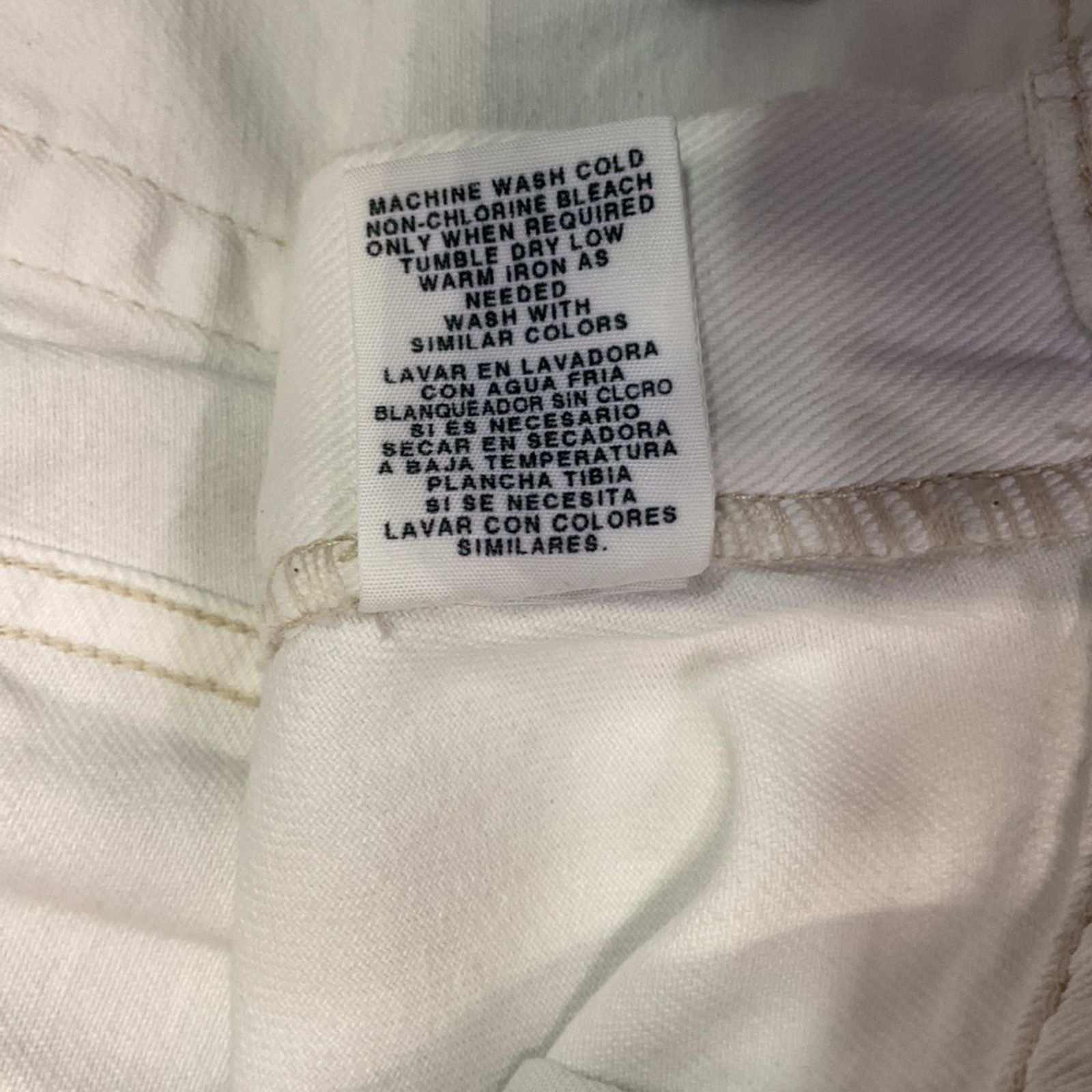 Polo Ralph Lauren 90’s Polo Ralph Lauren White Denim Jeans Size US 32 / EU 48 - 8 Thumbnail