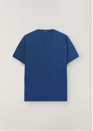 o1srvl11e0424 Wish Crewneck Sweaters in Navy