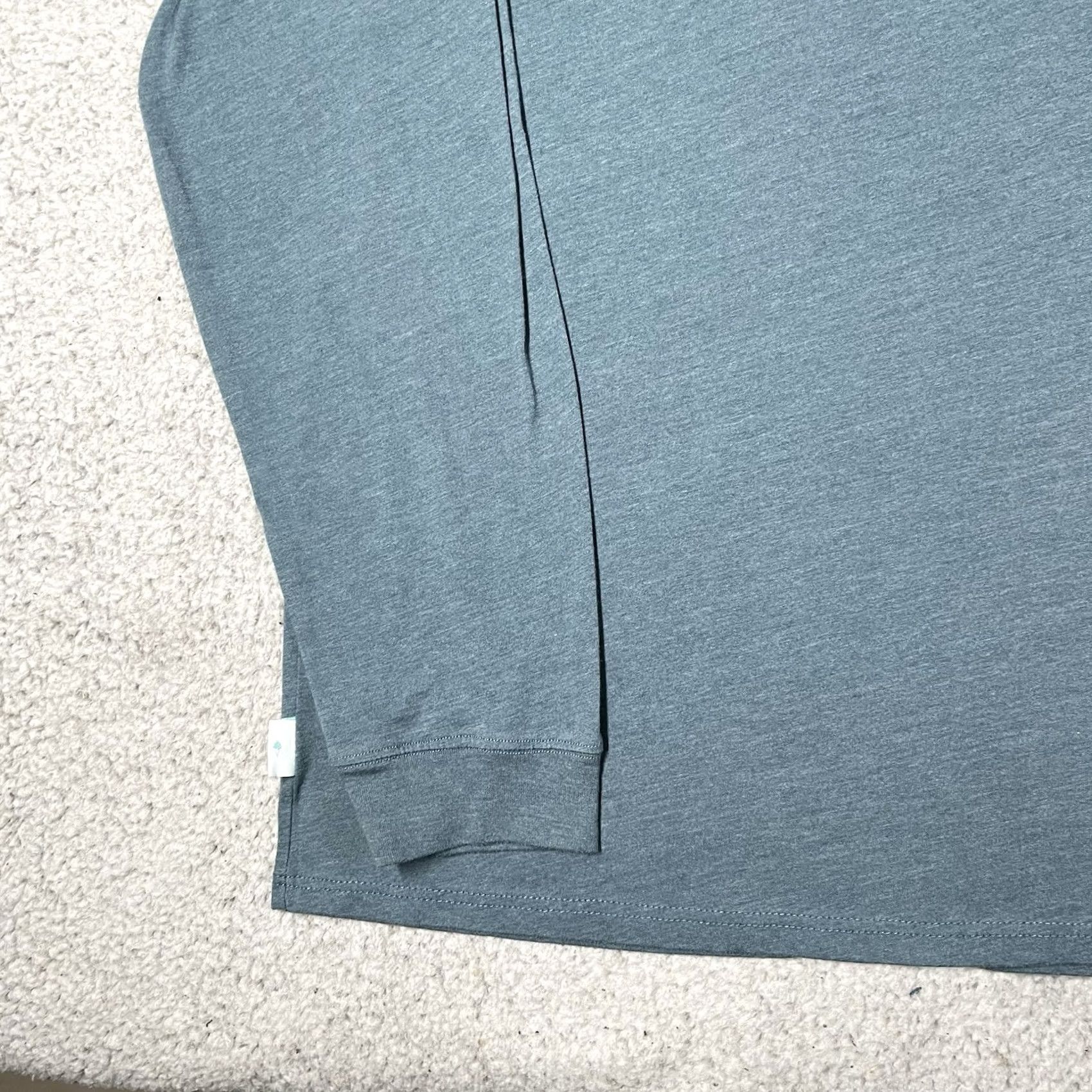 Vintage Soft Serve Hoodie Womens 2XL Blue Cloud Cotton Sweatshirt Pullover Stretch Size XXL / US 16-18 / IT 52-54 - 6 Thumbnail