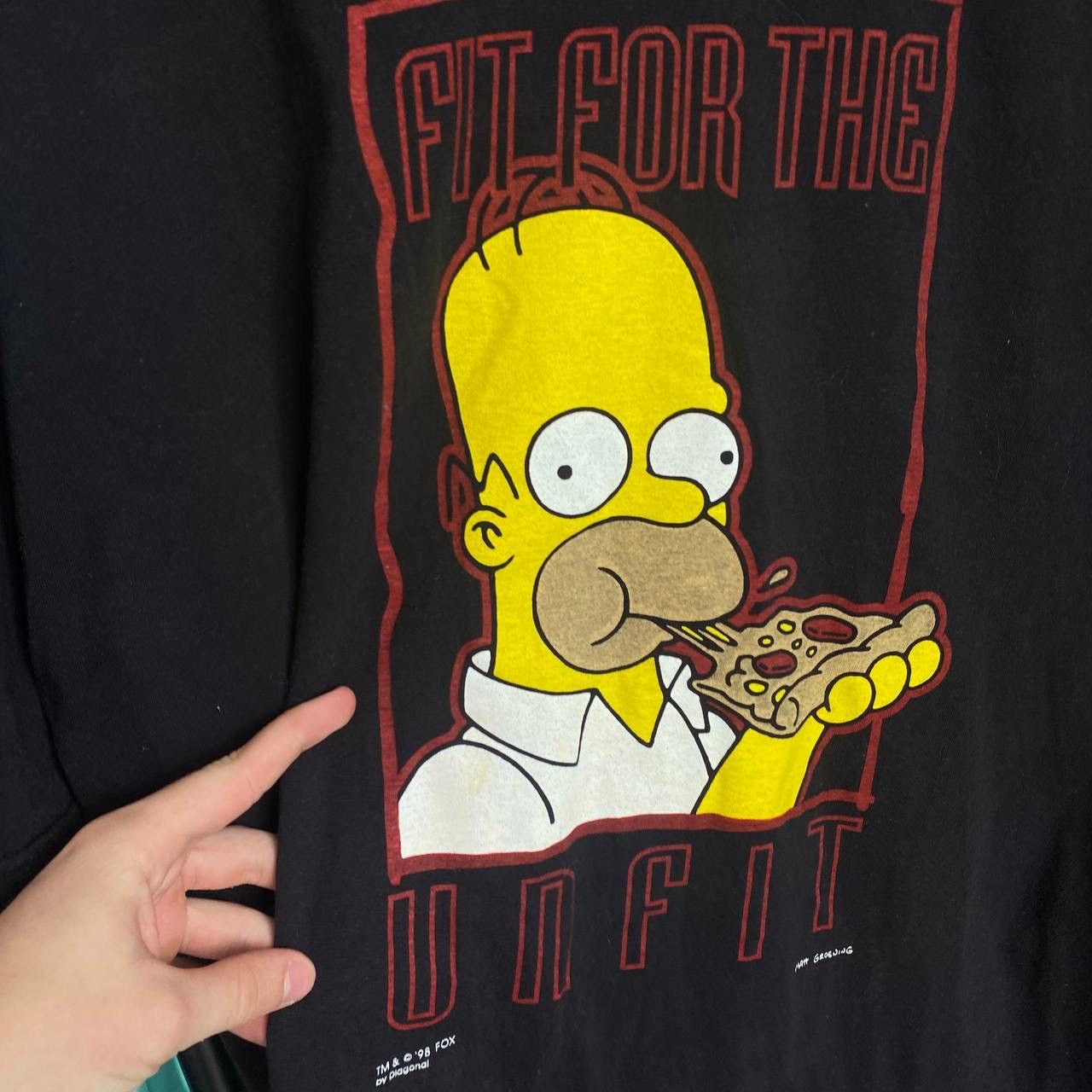Cartoon Network × The Simpsons × Vintage Vintage The Simpsons 1998 Matt Groening Big Logo cartoon tee Size US XL / EU 56 / 4 - 3 Thumbnail