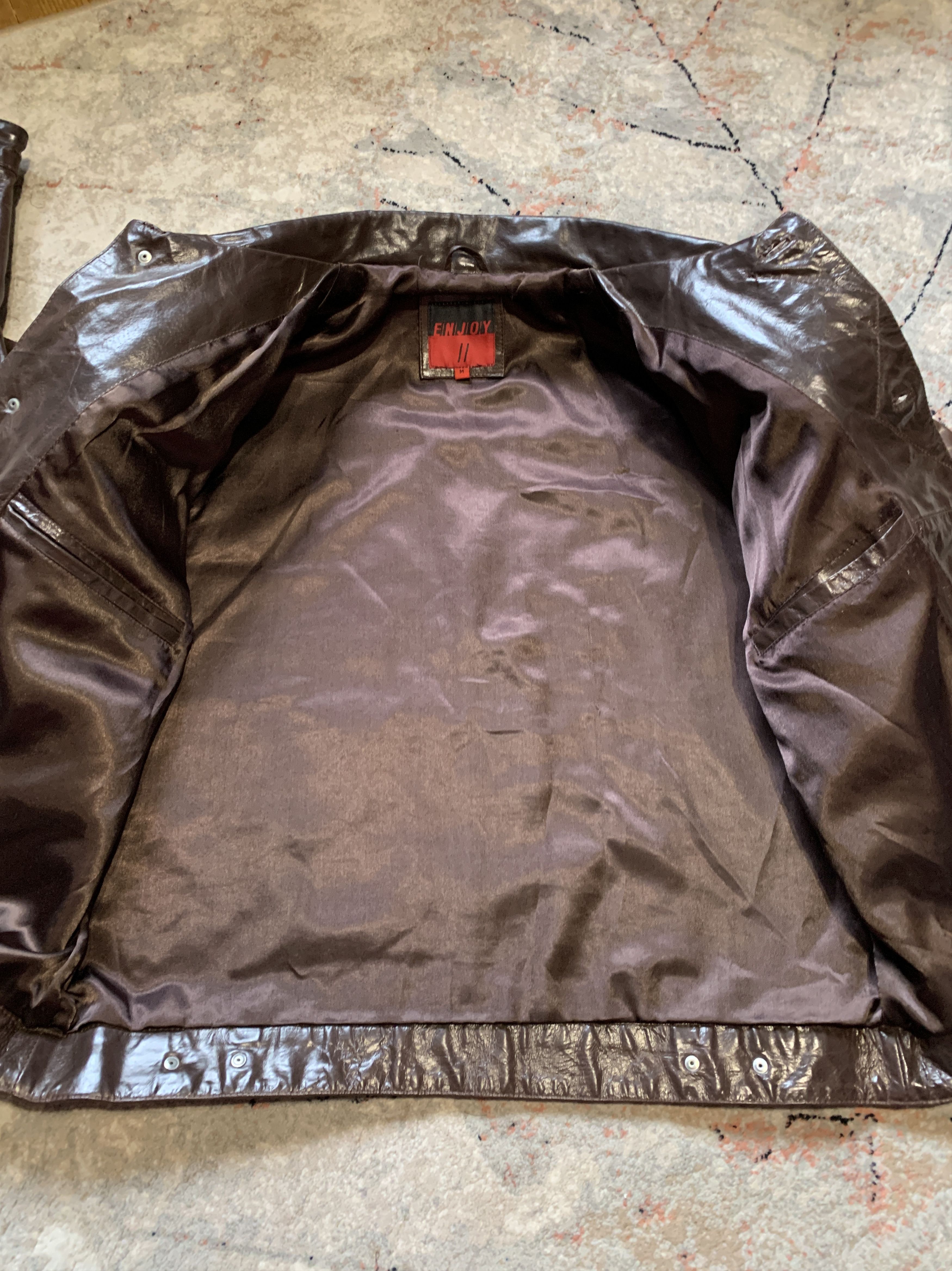 Enjoi Vintage Enjoy Leather Jacket Size US M / EU 48-50 / 2 - 7 Thumbnail