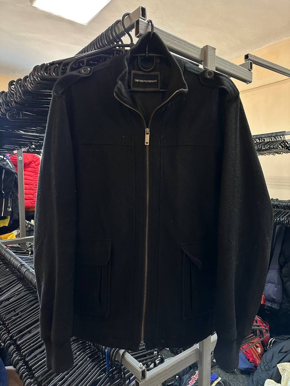 Emporio Armani Emporio Armani JACKET + vest WOOL COAT blazer nylon puffer Size US M / EU 48-50 / 2 - 2 Thumbnail