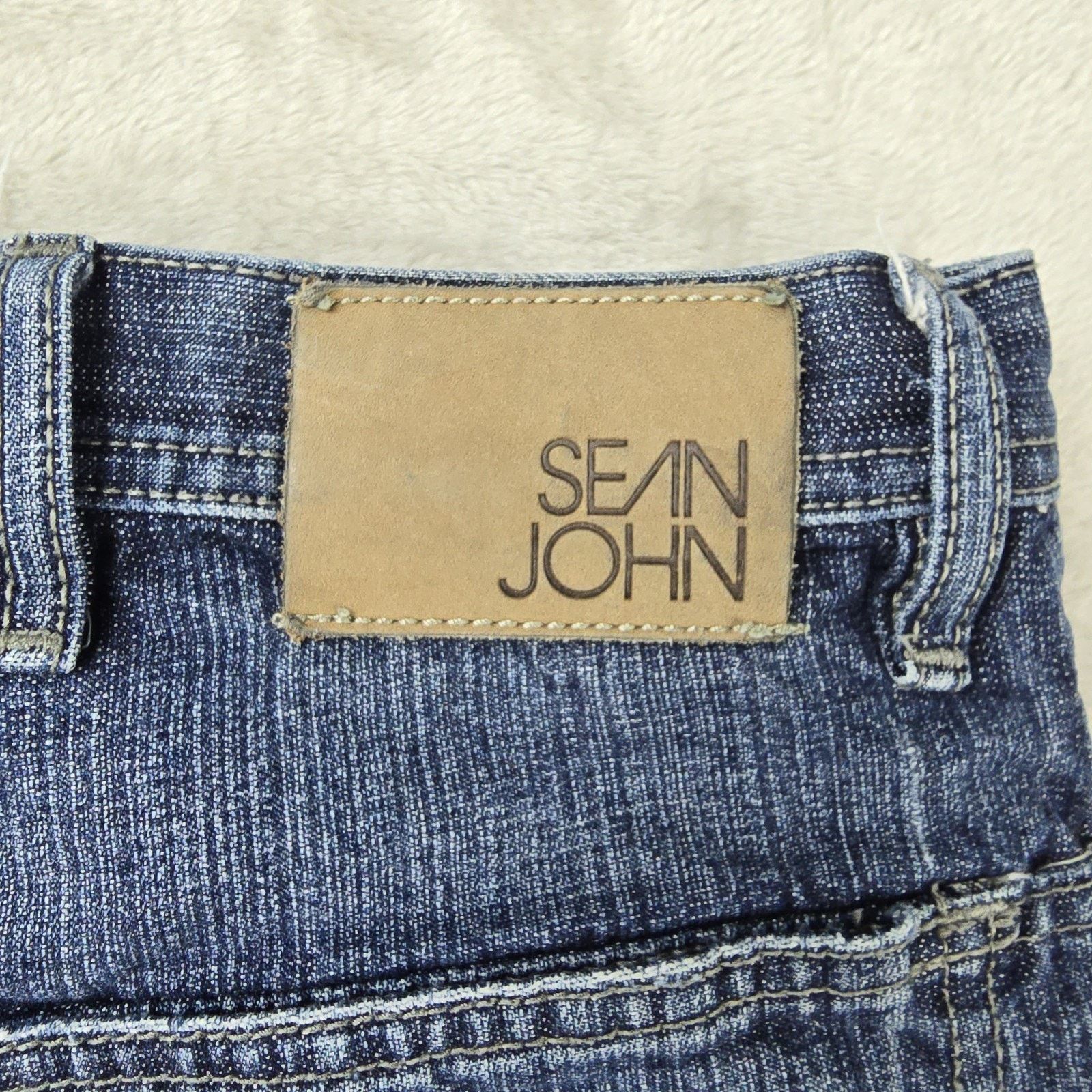 Sean John Vintage Y2k Sean John Baggy Jeans Men 40x30 Faded Skater Size US 40 / EU 56 - 8 Thumbnail