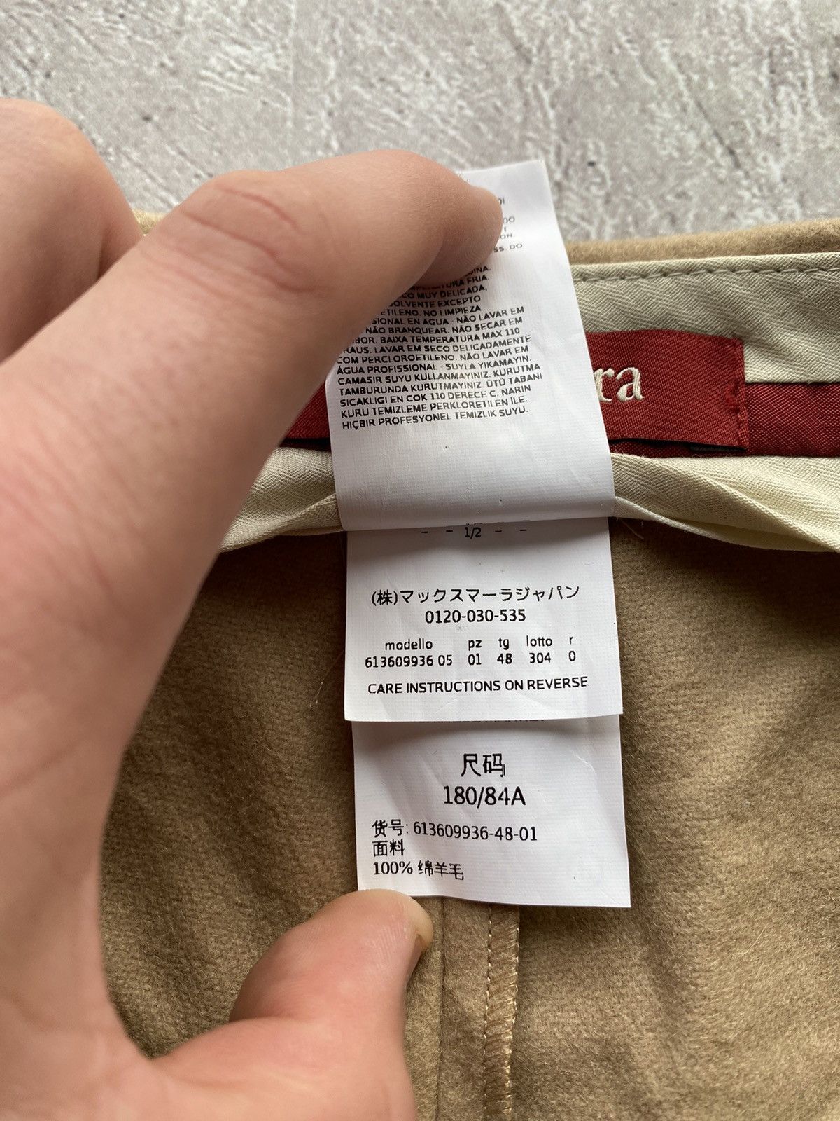 Max Mara Rare Max Mara Studio 100% Pure New Wool Cropped Sweatpants Size 36" / US 14 / IT 50 - 6 Thumbnail