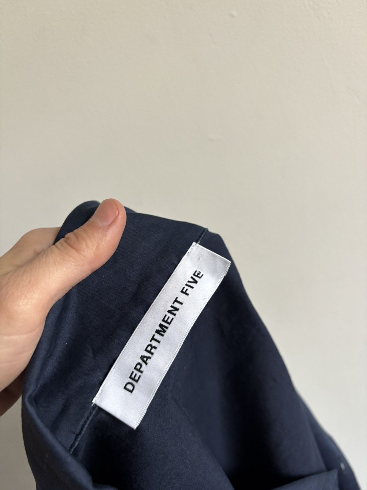 DEPARTMENT5 Vintage Department 5 boxy shirt navy blue Size US S / EU 44-46 / 1 - 8 Thumbnail