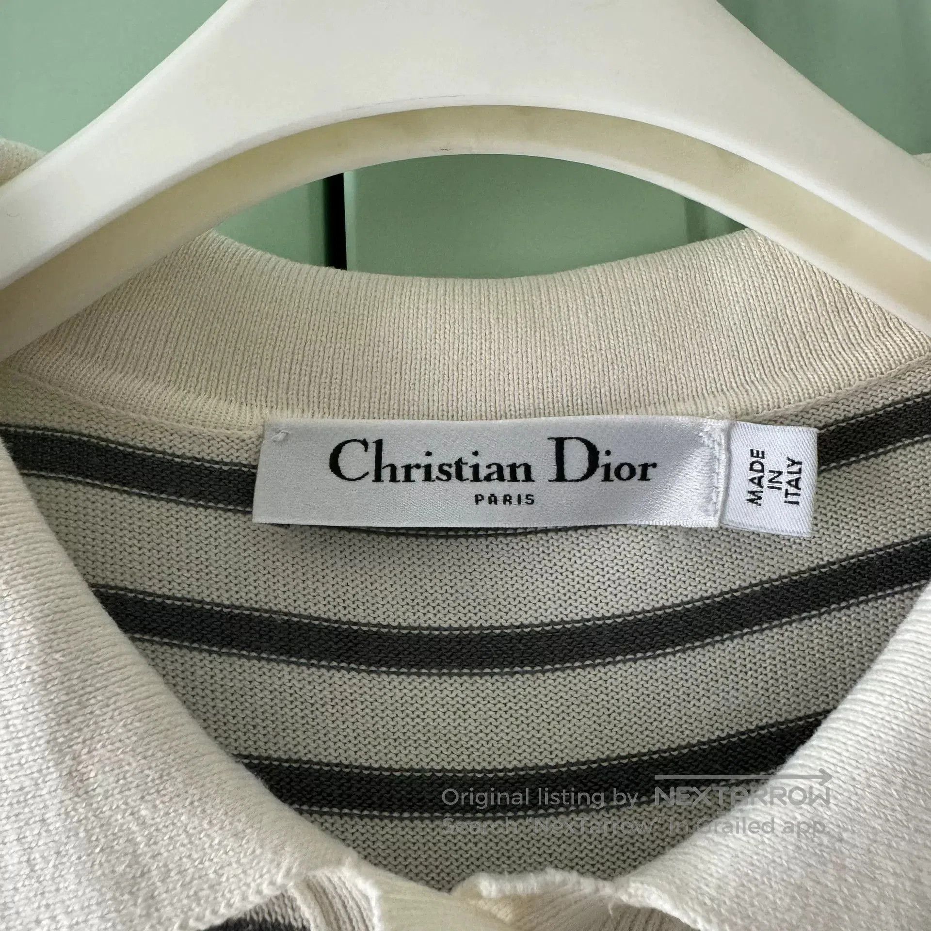 Dior Dior J'ADIOR Striped Knit Polo. Size XXS / US 00 / IT 34 - 3 Thumbnail