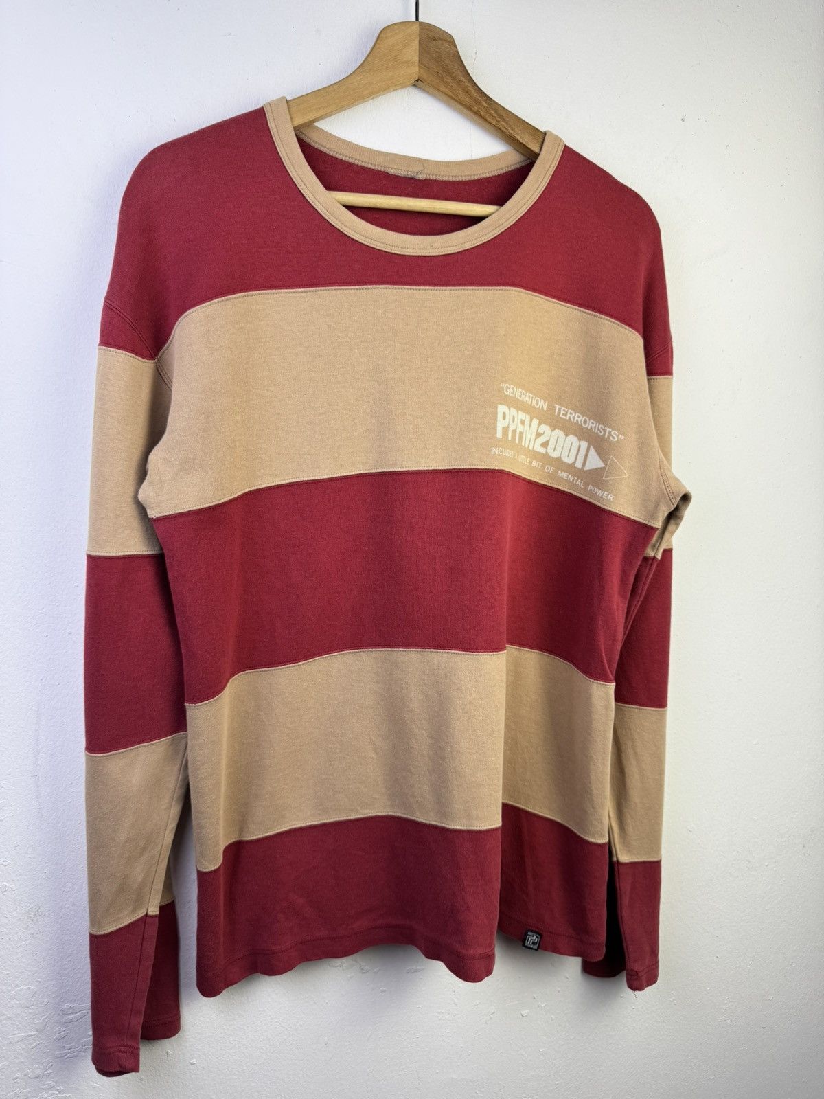PPFM vintage PPFM 2001 "generation terrorists" striped shirt. Size US M / EU 48-50 / 2 - 2 Thumbnail