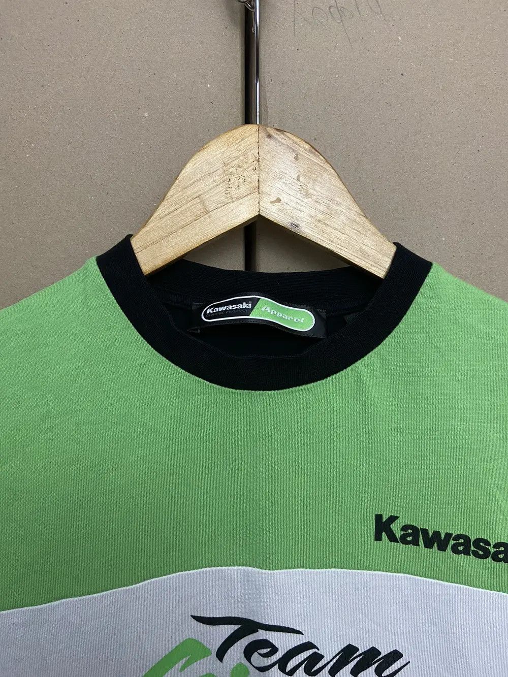Vintage VINTAGE KAWASAKI RACING TEE T SHIRT GREEN TEAM Y2K MOTO BIKE Size US S / EU 44-46 / 1 - 6 Thumbnail