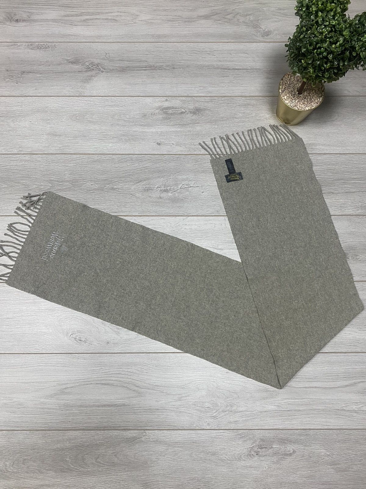 Vivienne Westwood Vivienne Westwood wool scarf big logo Size ONE SIZE - 5 Thumbnail