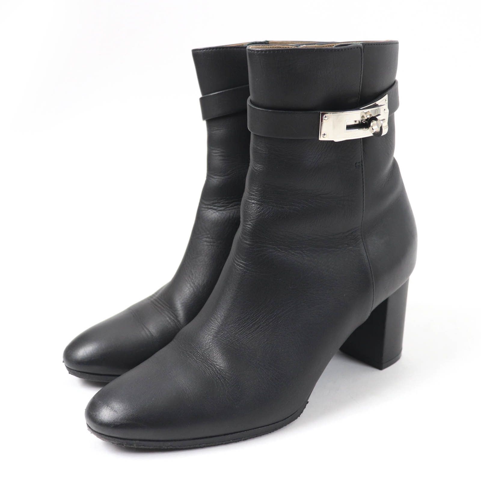 Hermes Hermes Hermes Saint Germain Leather Short Boots Leather Shoes DUTY FREE for USA Size ONE SIZE - 1 Thumbnail