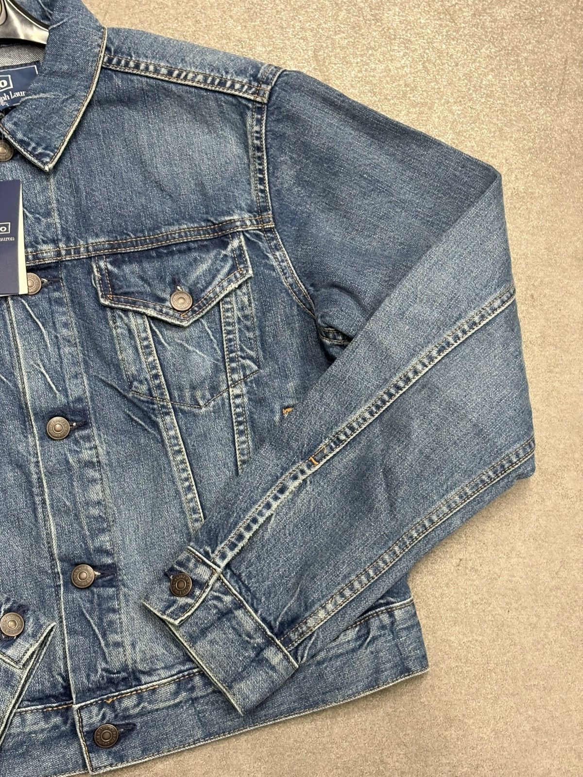 Polo Ralph Lauren Navy Cropped Denim Jacket Ralph Lauren Women’s S – New Size S / US 4 / IT 40 - 3 Thumbnail