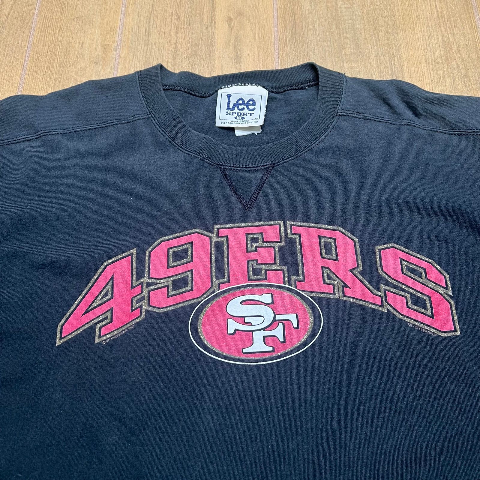 Vintage Vintage San Francisco 49ers Men Shirt XL Black/Red Lee Sport Size US XL / EU 56 / 4 - 2 Thumbnail