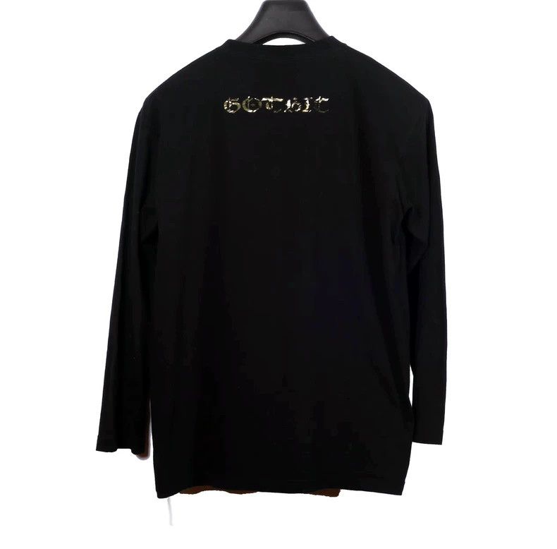 Yohji Yamamoto Yohji Yamamoto Flocked Skull Print Long Sleeve 2506-Nextarr Size US L / EU 52-54 / 3 - 2 Thumbnail