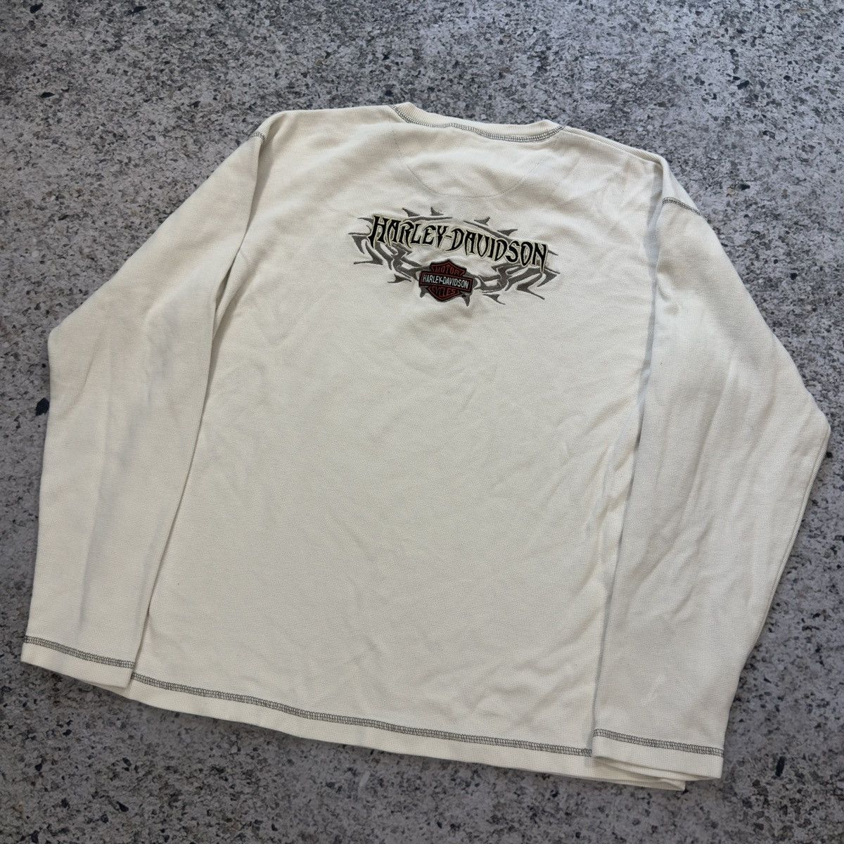 Harley Davidson Thrashed Faded Harley Davidson Shirt ERD Grunge Biker Size US L / EU 52-54 / 3 - 9 Thumbnail