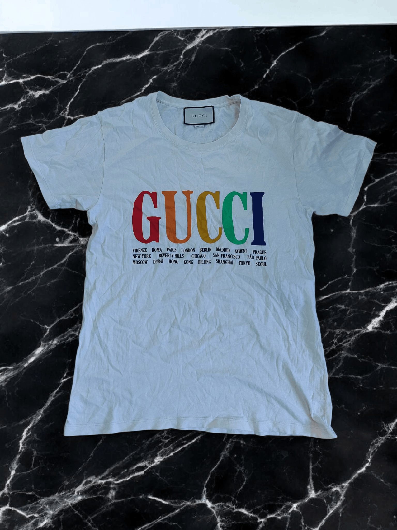 Gucci Gucci Cities T-shirt Size US M / EU 48-50 / 2 - 1 Thumbnail