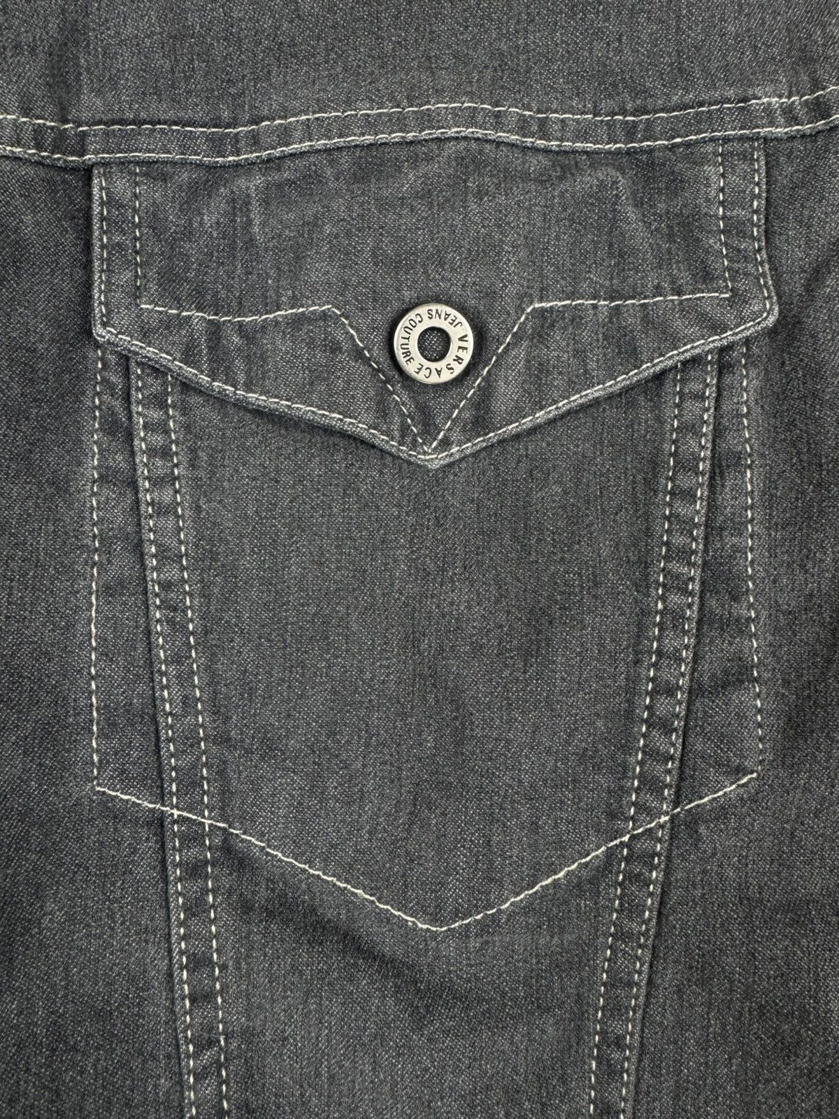 Versace Jeans Couture Vintage 90s Versace Jeans Couture denim cowboy shirt western Size M / US 6-8 / IT 42-44 - 12 Thumbnail