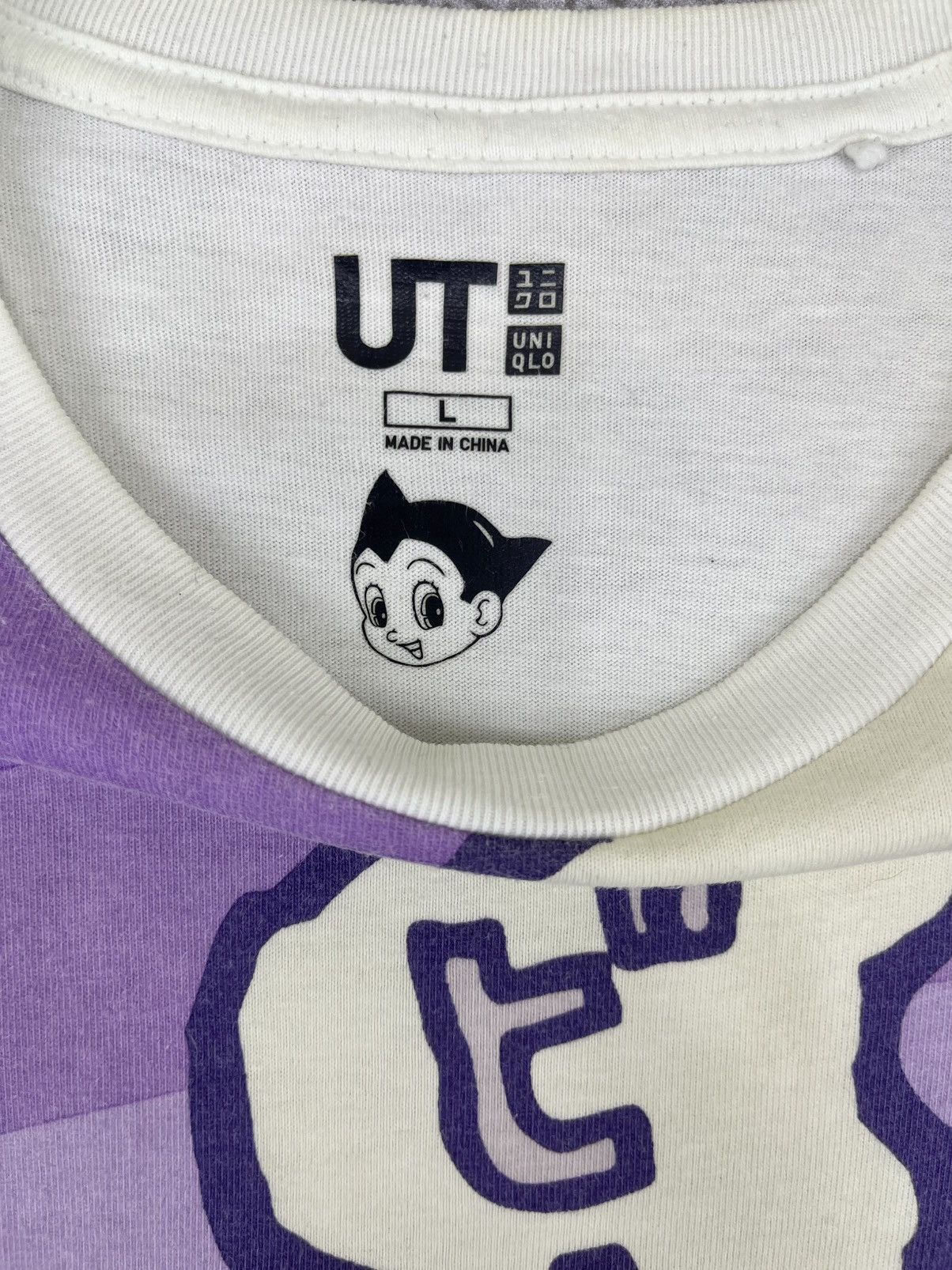 Anime Astro Boy Over Print @ Tezuka Production Tee 💥RARE Size US L / EU 52-54 / 3 - 4 Thumbnail