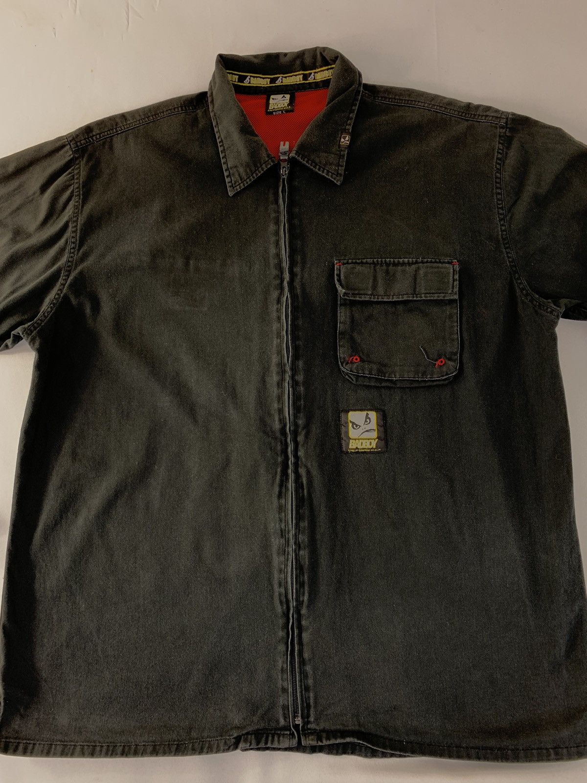 Rap Tees Badboy California Zipper Jacket Double Sleeve Rap Hip hop Size US L / EU 52-54 / 3 - 4 Thumbnail