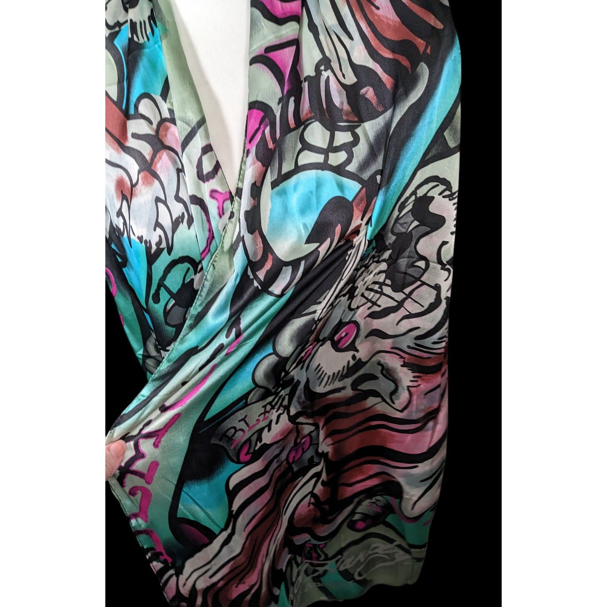 Christian Audigier × Ed Hardy Ed Hardy X Christian Audigier Tiger Scarf Size ONE SIZE - 4 Thumbnail