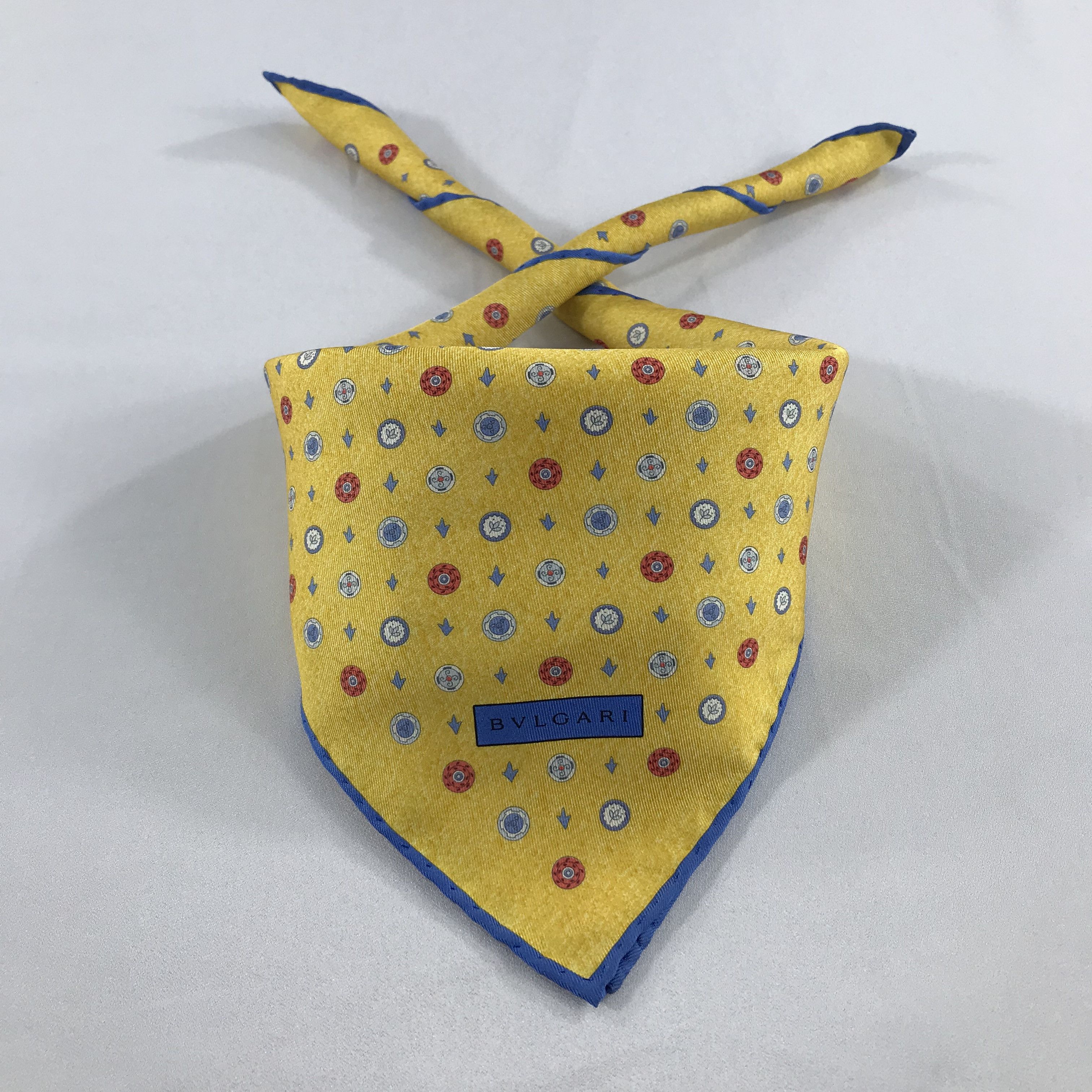 Bvlgari × Vintage Bvlgari Bandana / Handkerchief / Neckerchief - S2440 Size ONE SIZE - 3 Thumbnail