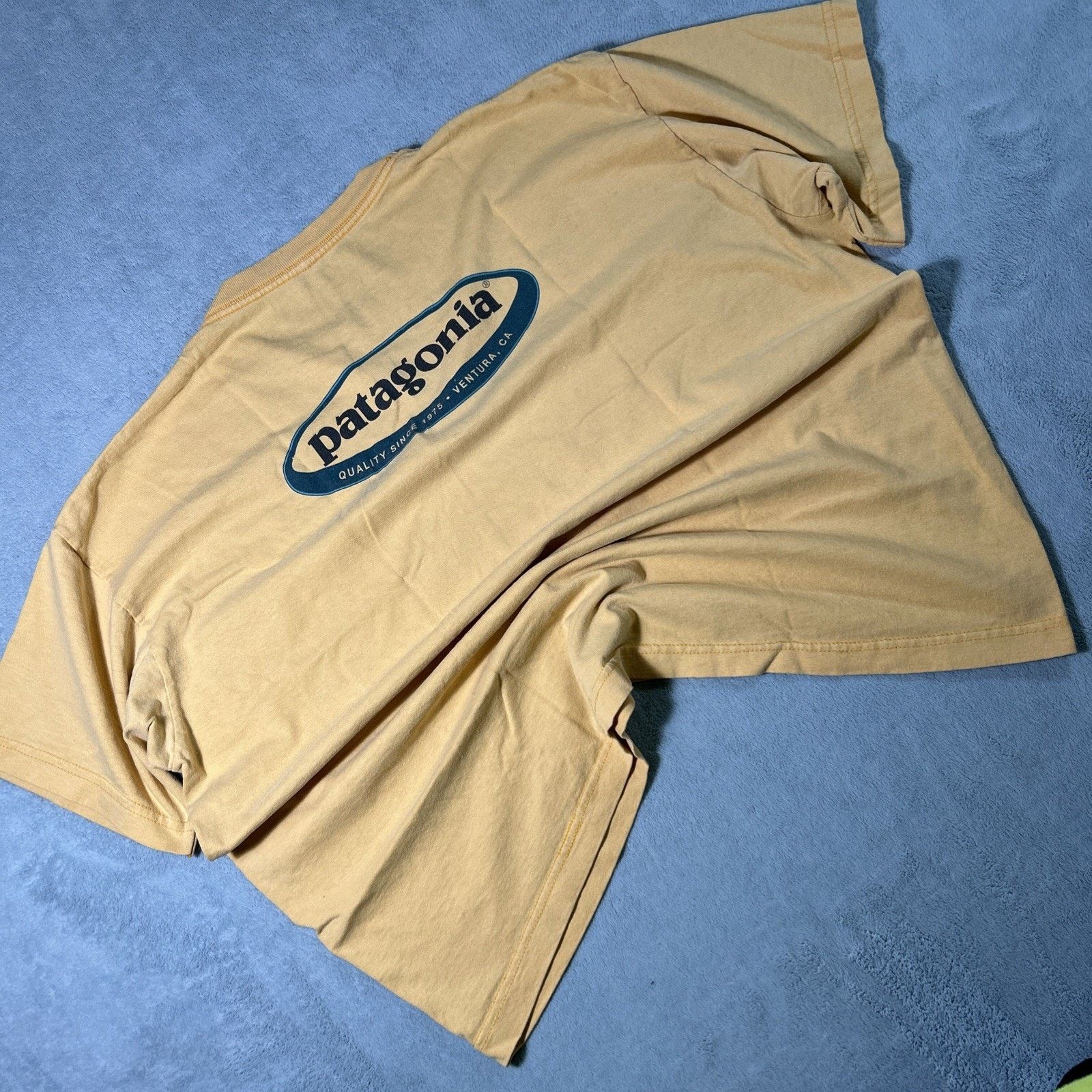 Patagonia USA Patagonia Logo T Shirt Womens Crop Large Skateboard VTG Size L / US 10 / IT 46 - 1 Thumbnail