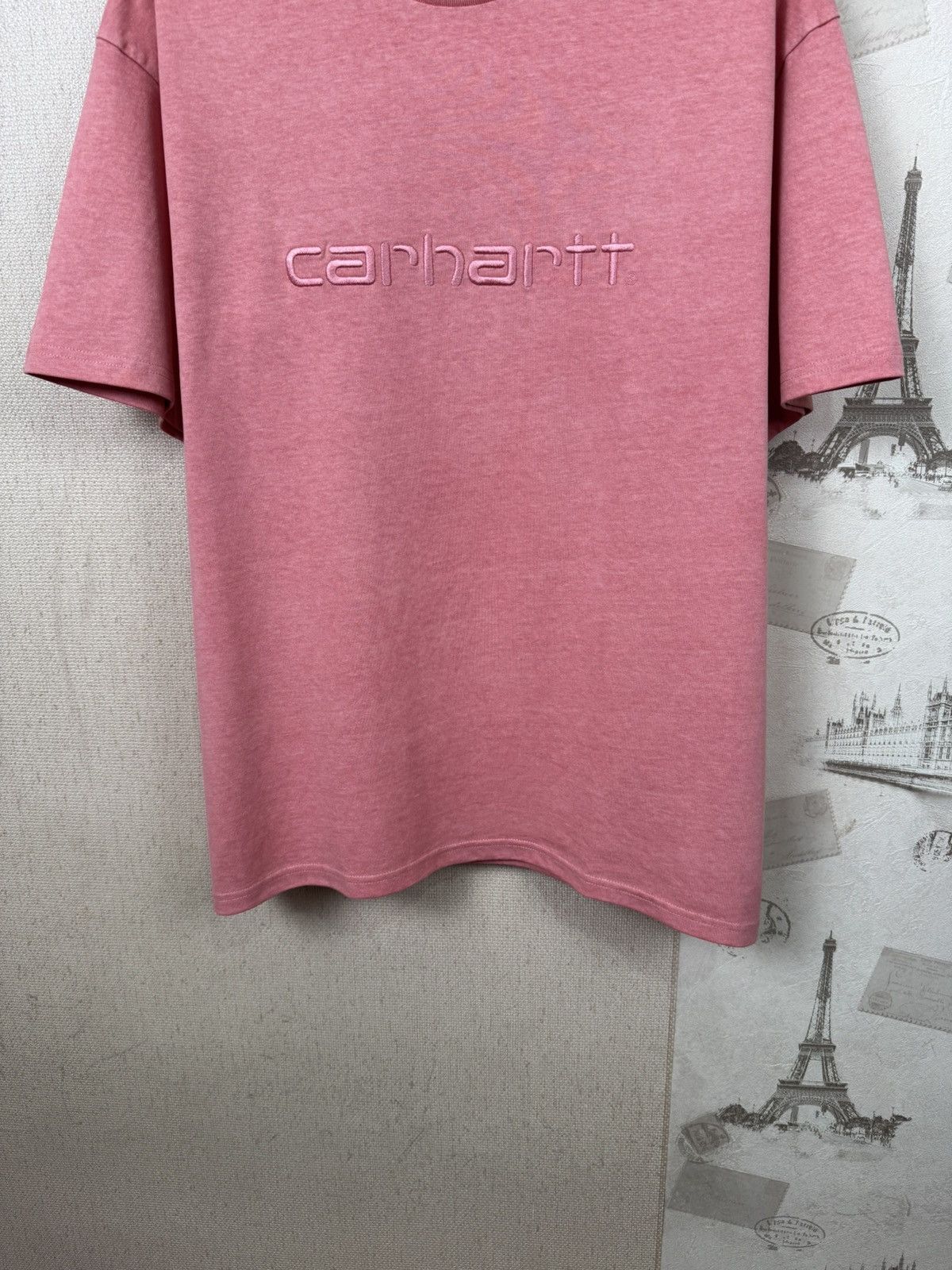 Carhartt Carhartt T shirt Embroidered Logo Pink Duster L Streetwear Size US L / EU 52-54 / 3 - 5 Thumbnail