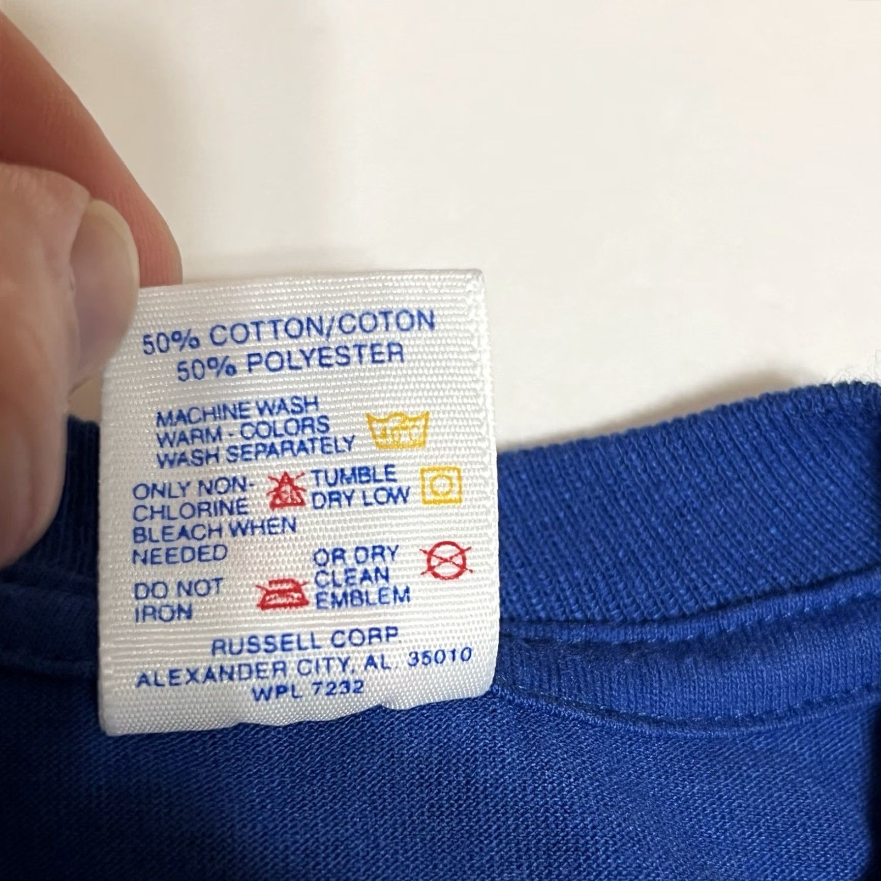 Jerzees VINTAGE Funny Golf T-Shirt Men’s Large Blue Nike Size US L / EU 52-54 / 3 - 8 Thumbnail