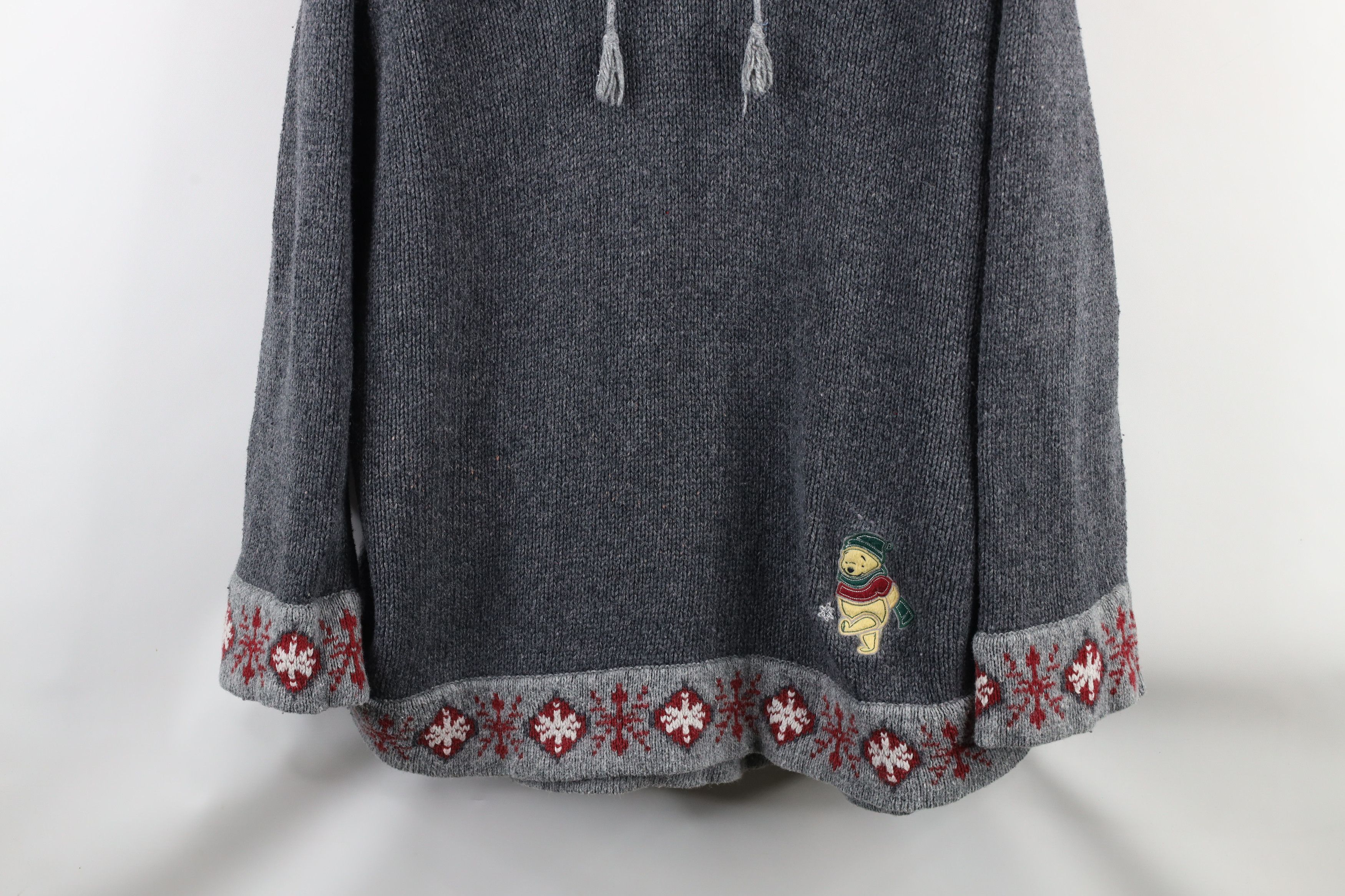 Disney × Vintage Vintage 90s Disney Winnie the Pooh Wool Blend Knit Sweater Size 3XL / US 20-22 - 3 Thumbnail