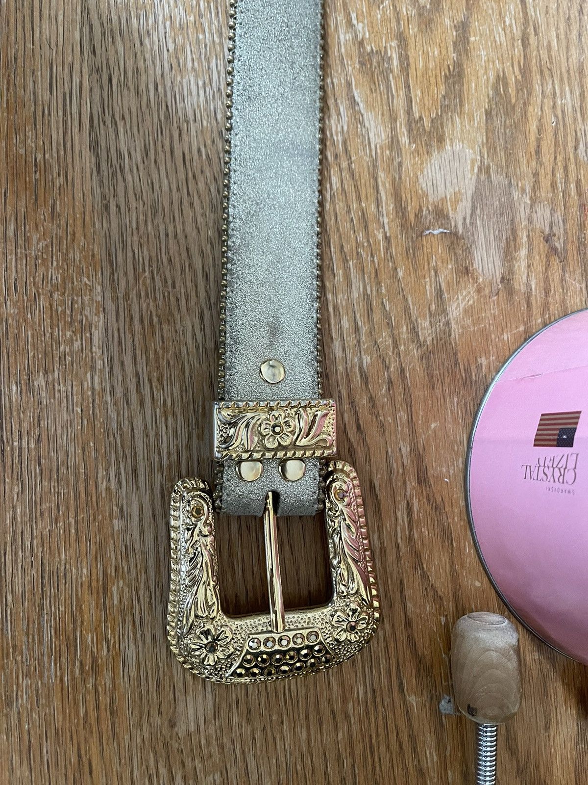 B.B. Simon B.B. Simon Rhinestone Belt Size 30 - 4 Thumbnail