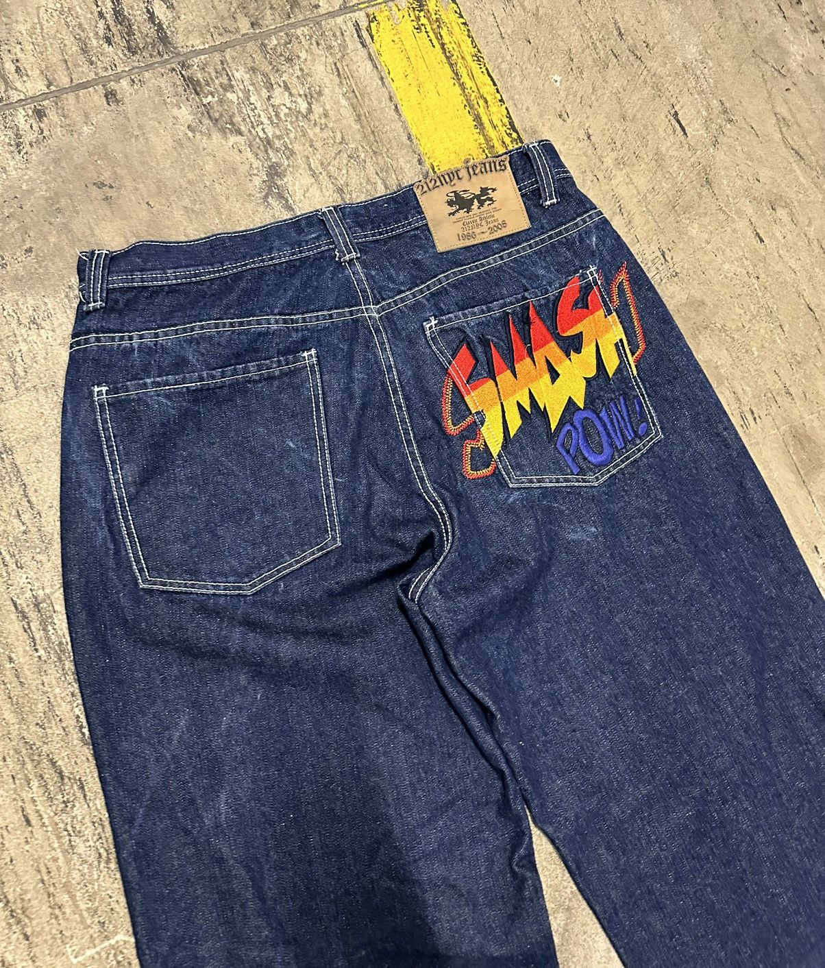 Japanese Brand × Vintage Y2K baggy graphic jeans Size US 36 / EU 52 - 5 Thumbnail