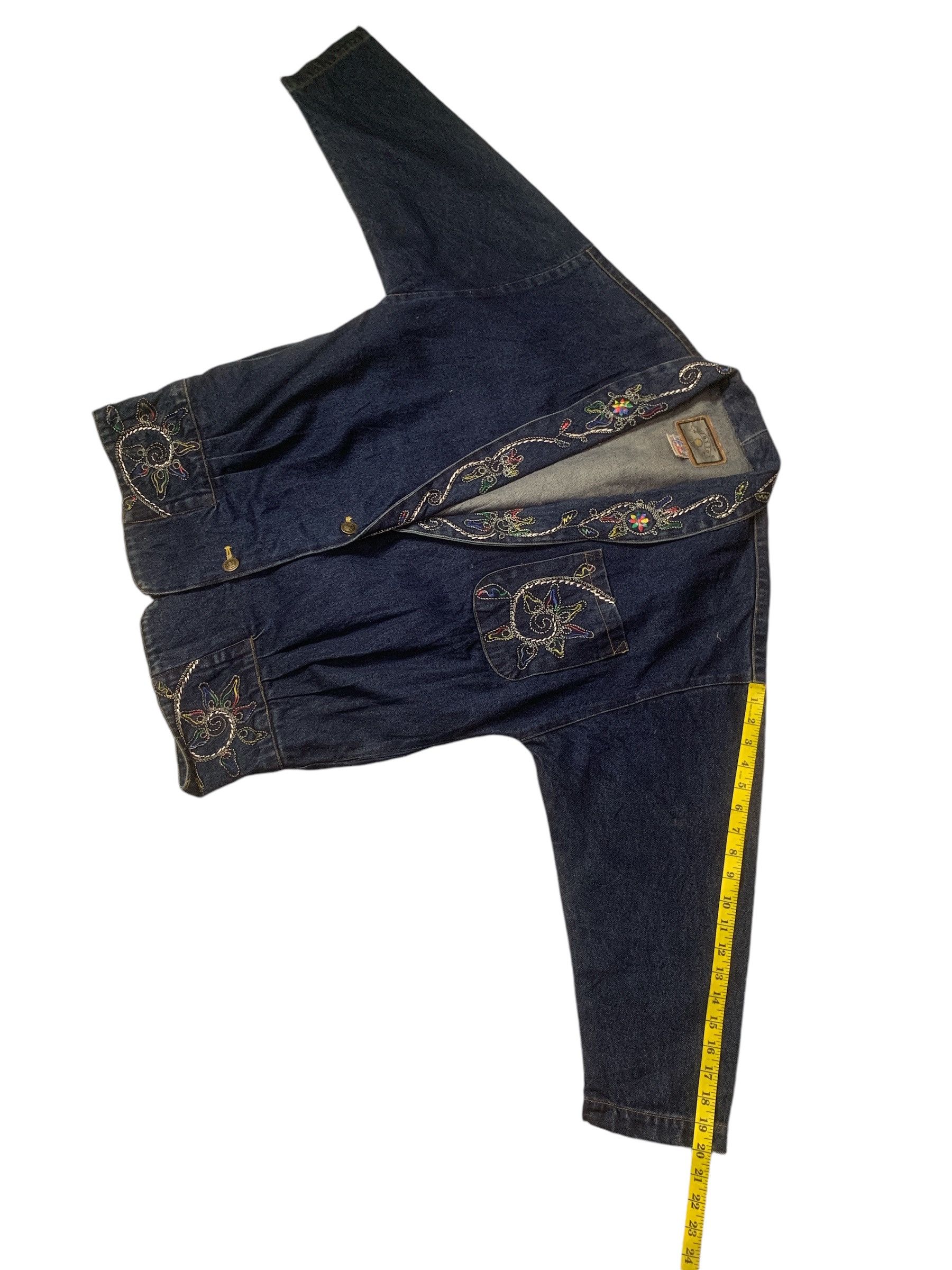 Designer × Japanese Brand Rare Design Vintage Otto Look Denim Jackets Size XL / US 12-14 / IT 48-50 - 11 Thumbnail