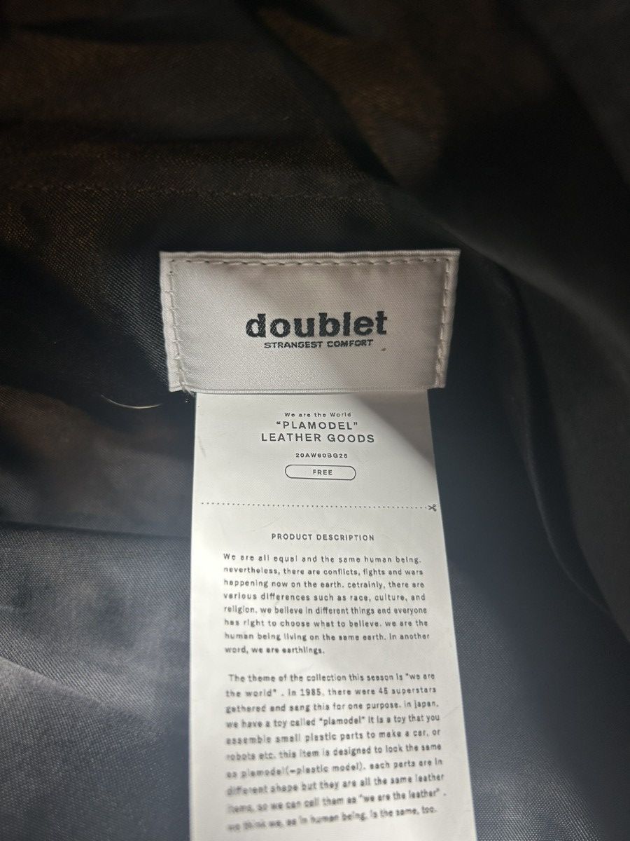 Doublet GRAIL Plamodel Leather Bag Size ONE SIZE - 12 Thumbnail