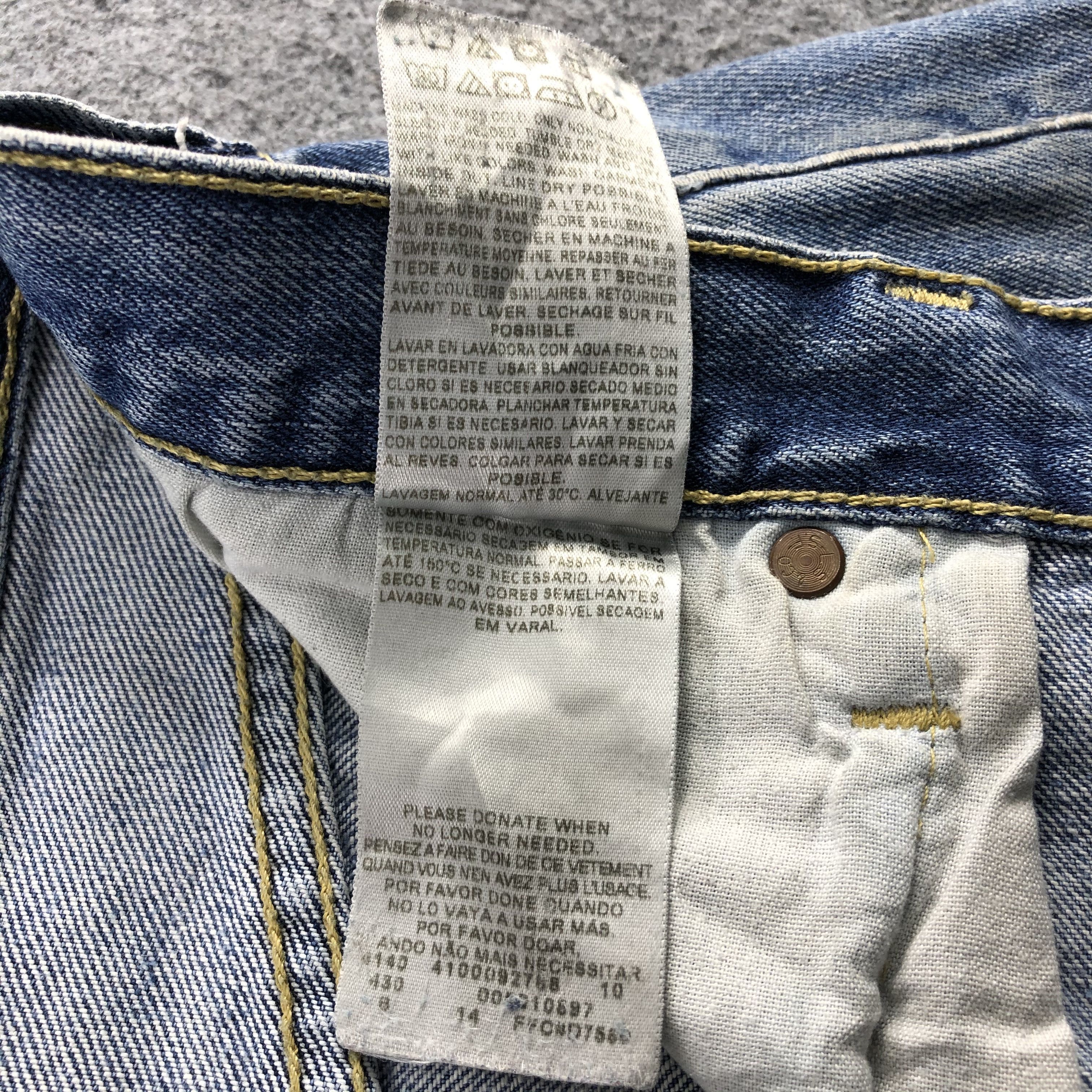 Levi's Vintage Distress Levis 501 Jeans-JM1102 Size US 36 / EU 52 - 11 Thumbnail